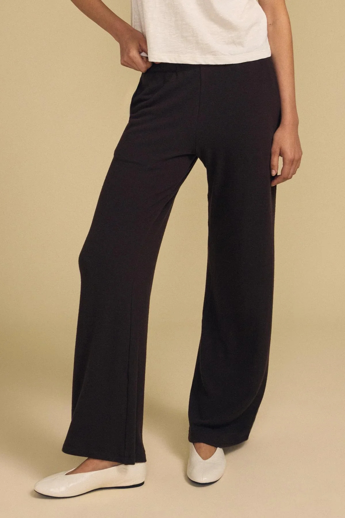 Velvet Mackenzie Knit Pant - Mole
