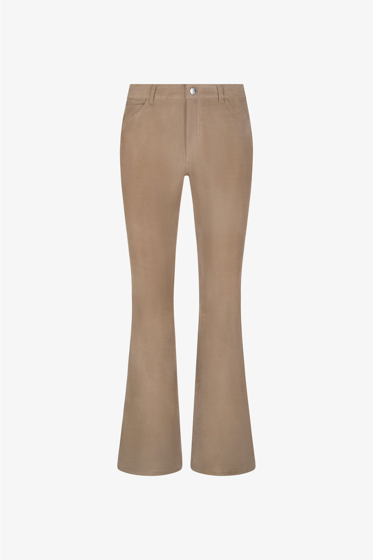 SPRWMN 5 Pocket Micro Flare Pants - Taupe