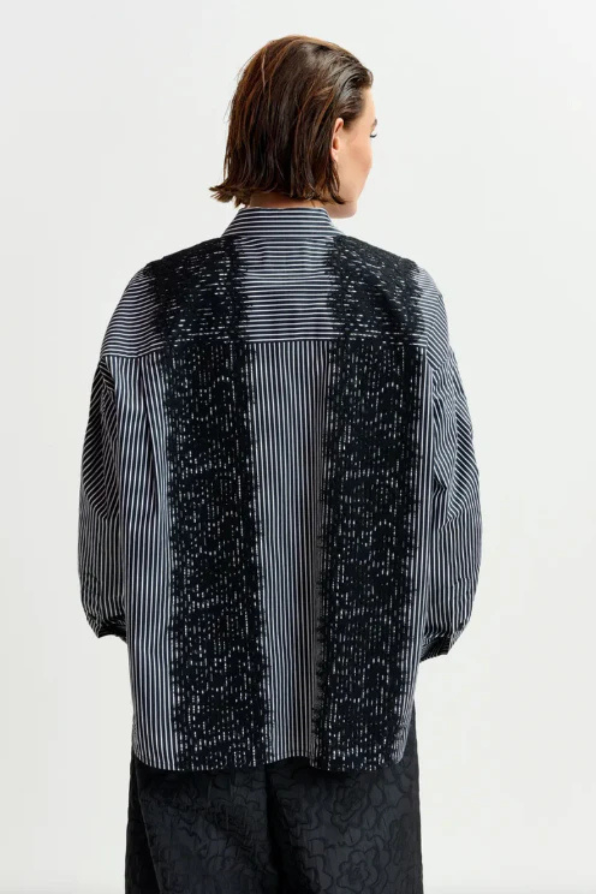 Essentiel Antwerp Isan Lace Trim Shirt