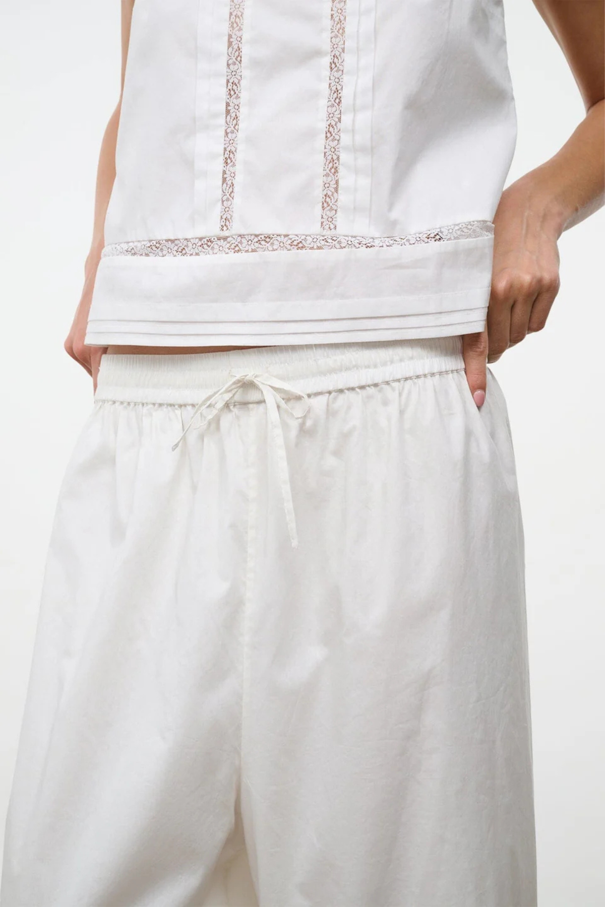 Staud Renzo Pant - Ivory
