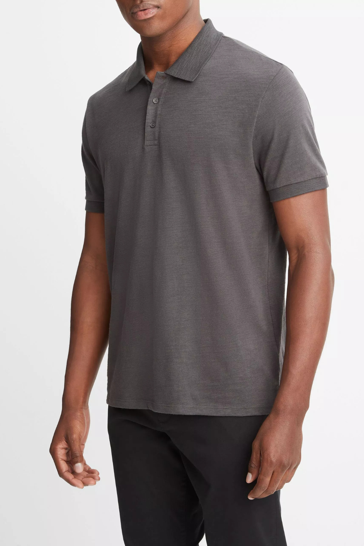 Vince Men's Classic Slub Polo Shirt