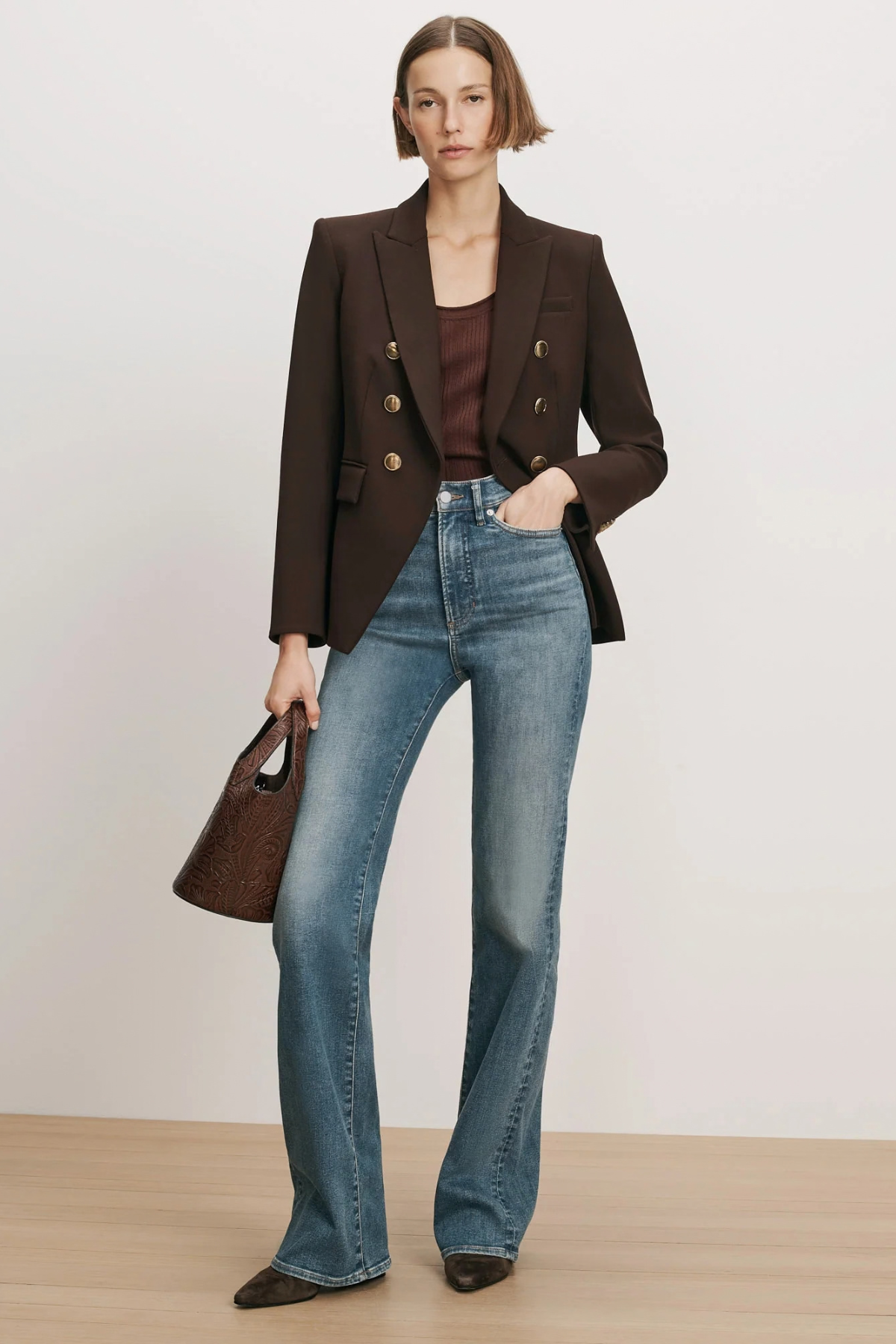 Veronica Beard Miller Dickey Jacket - Espresso