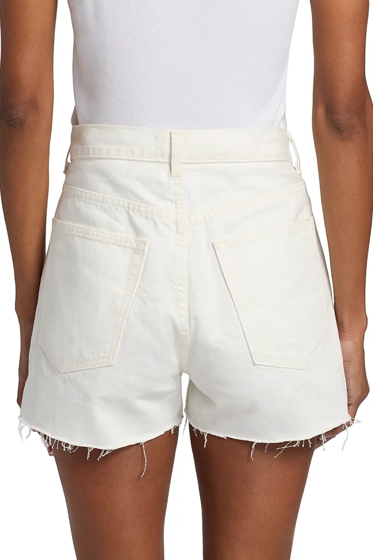 Nili Lotan Cobain Denim Short - Cream