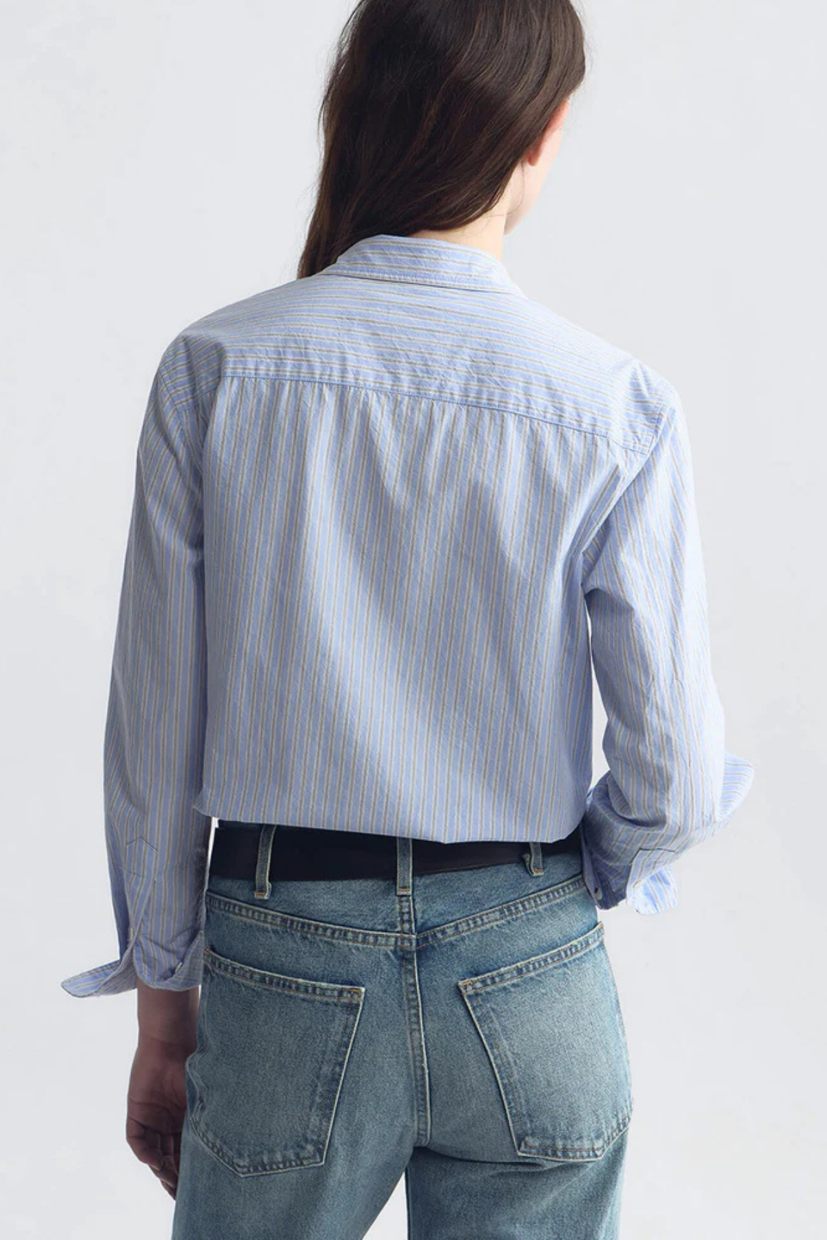 Nili Lotan Raphael Classic Shirt - Ciel Stripes