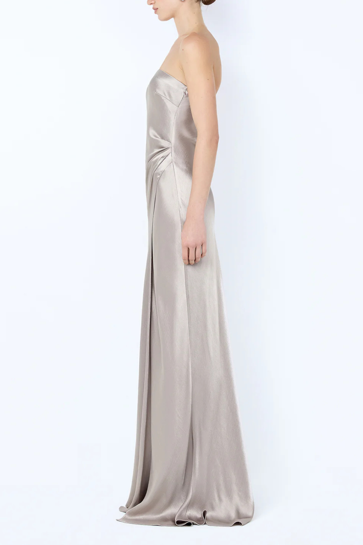 Bec + Bridge Florence Strapless Maxi Dress - Silver