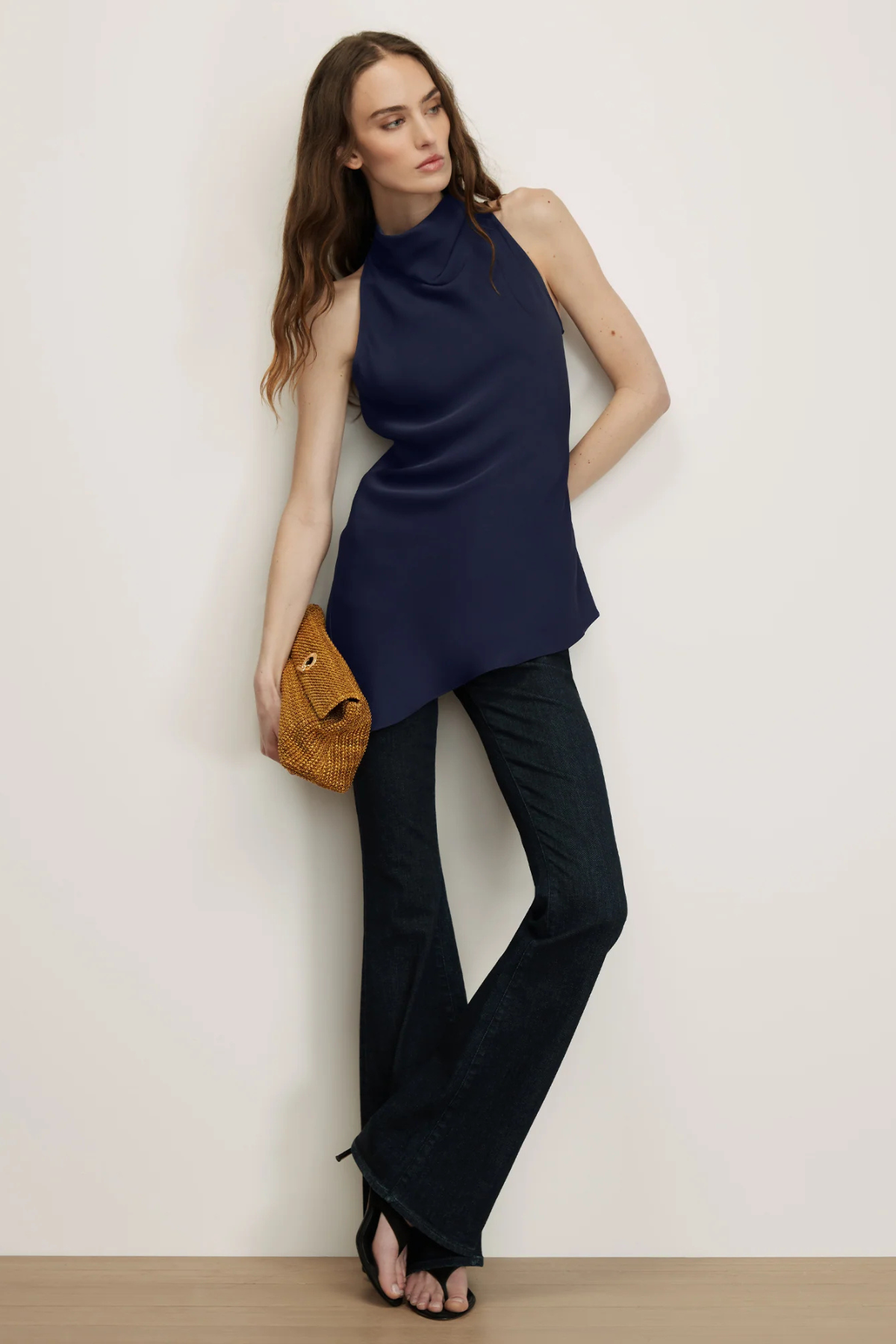 Veronica Beard Radford Tunic Top - Navy