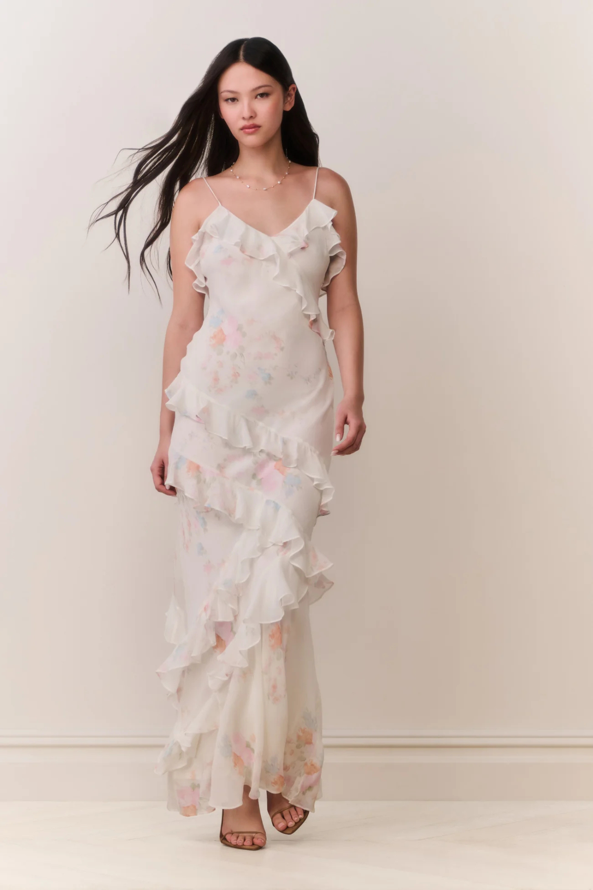 LoveShackFancy Rialto Ruffle Maxi Dress