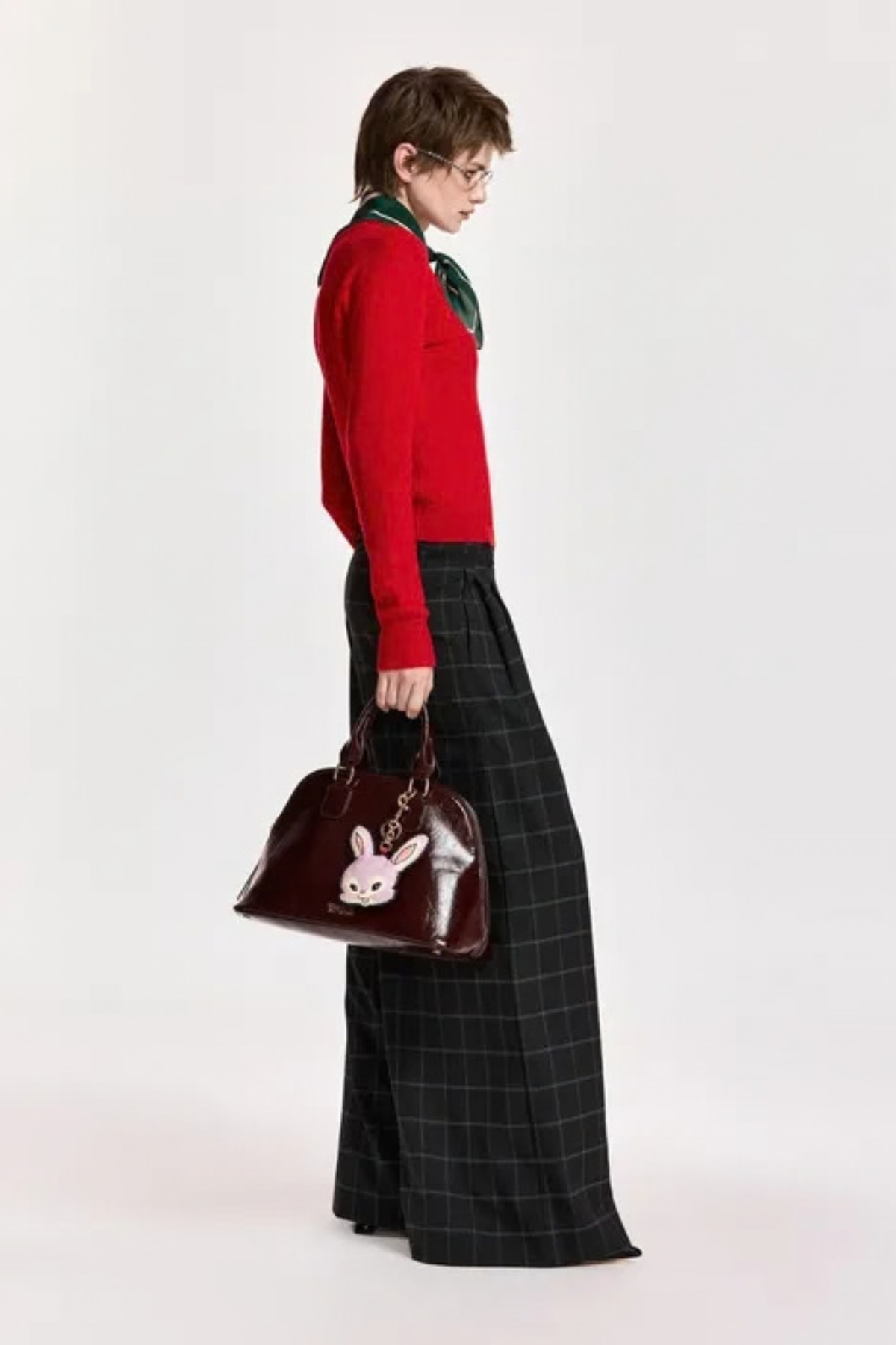 Essentiel Antwerp Kollection Wide Leg Pant - Charcoal Chic