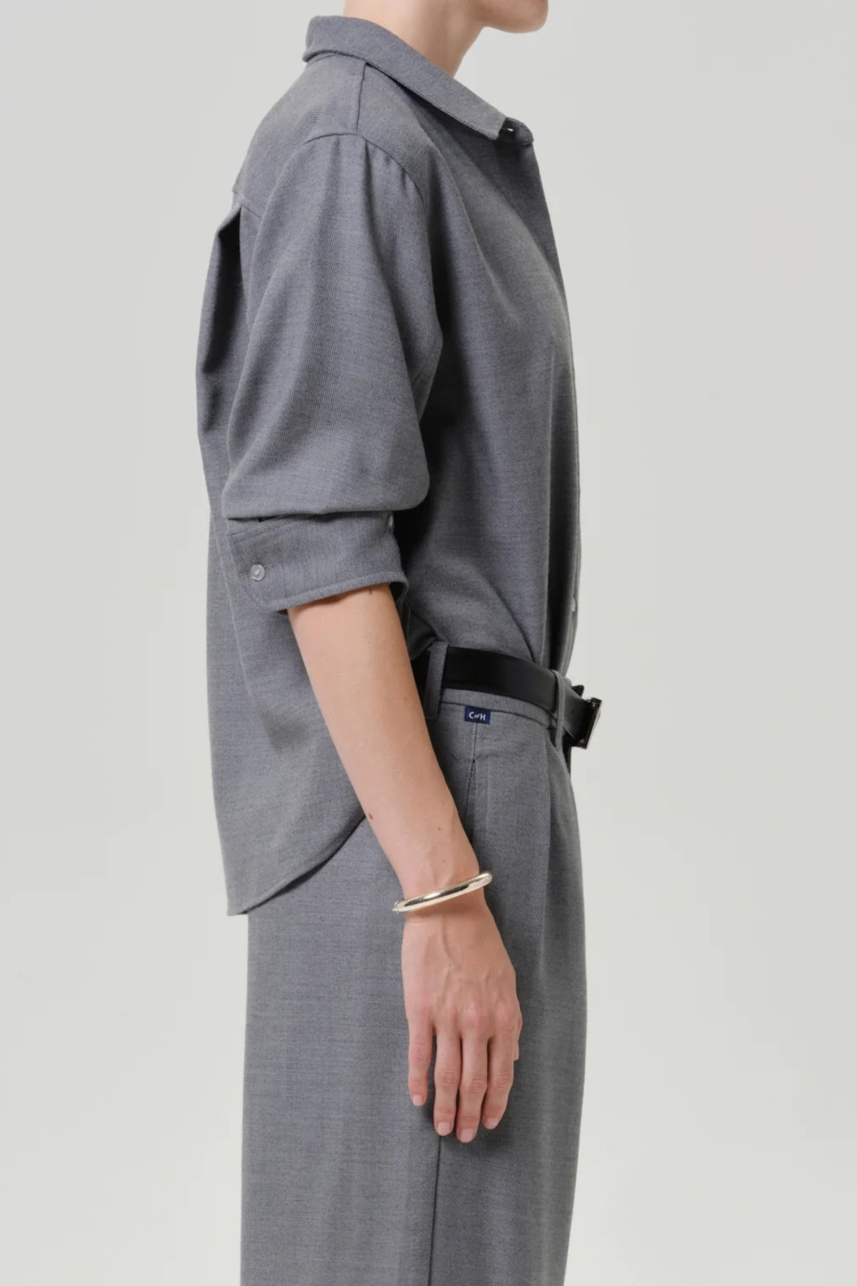 Citizens of Humanity Kayla Shrunken Shirt - Gris