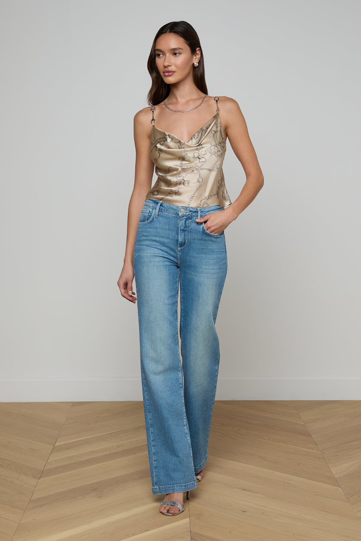 L’AGENCE Calista Satin Camisole