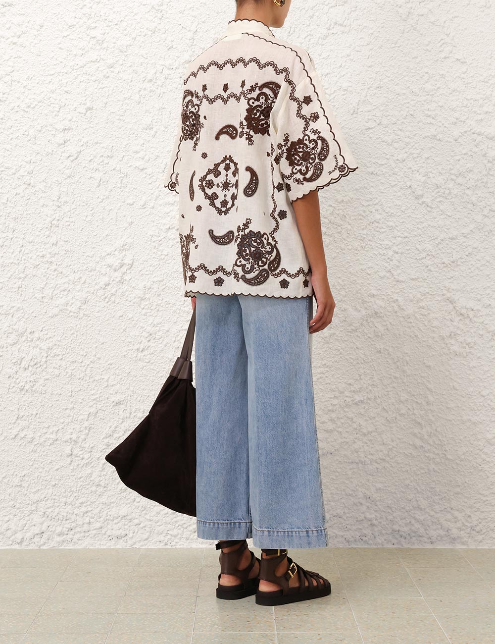 Camisa bordada Zimmermann Ascension