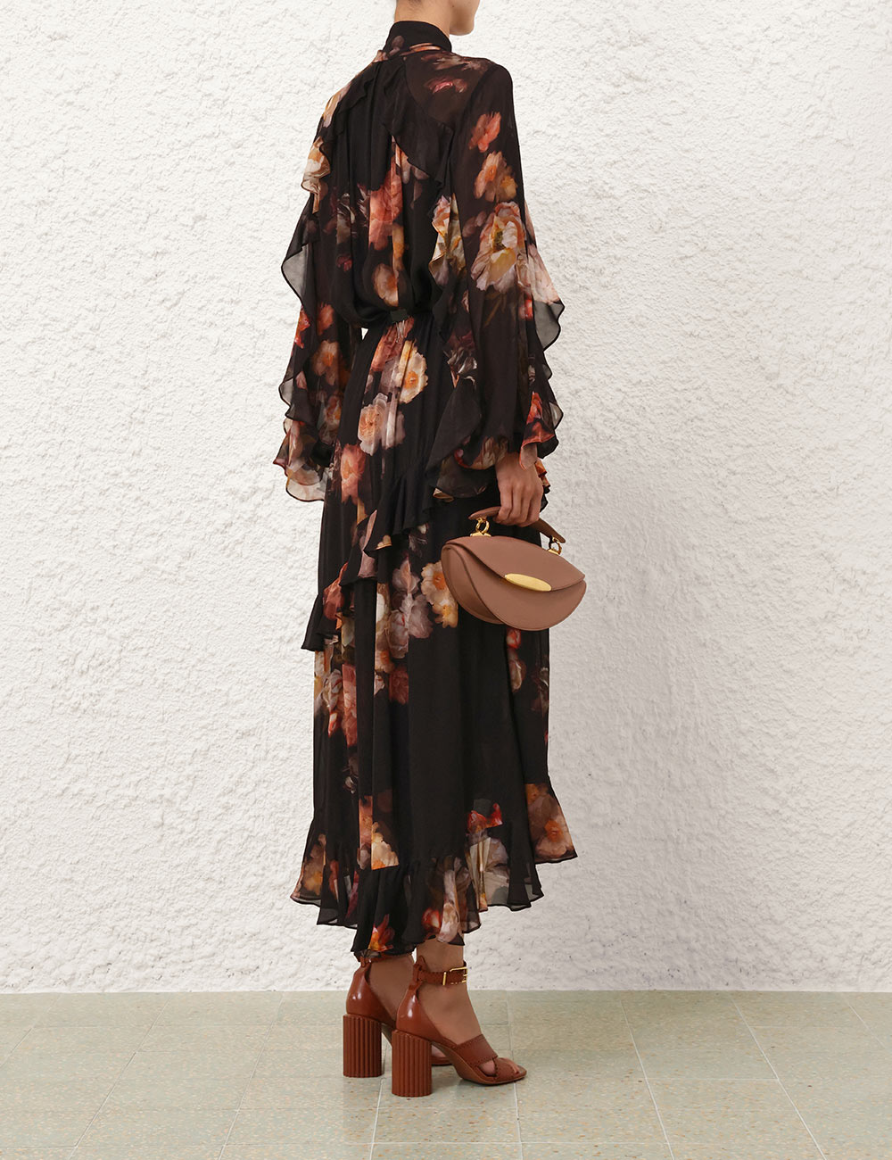 Zimmermann Hypnotic Asymmetric Midi Skirt