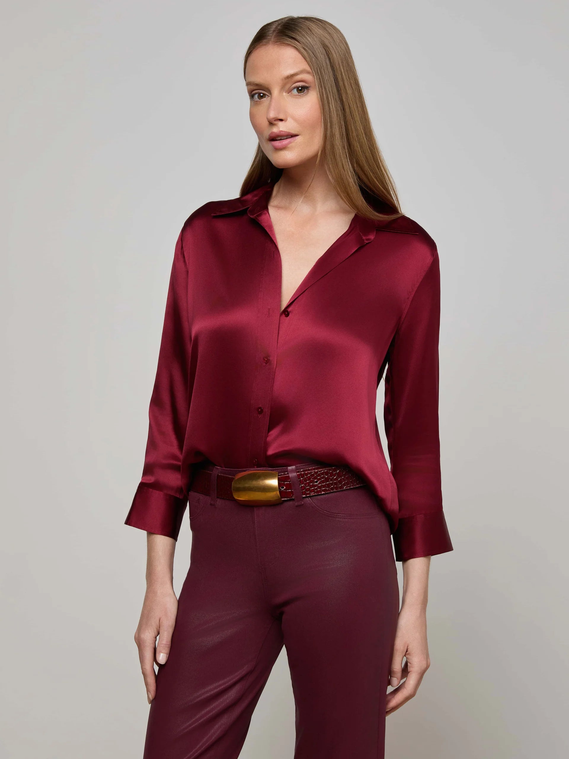 L’AGENCE Dani 3/4 Sleeve Blouse
