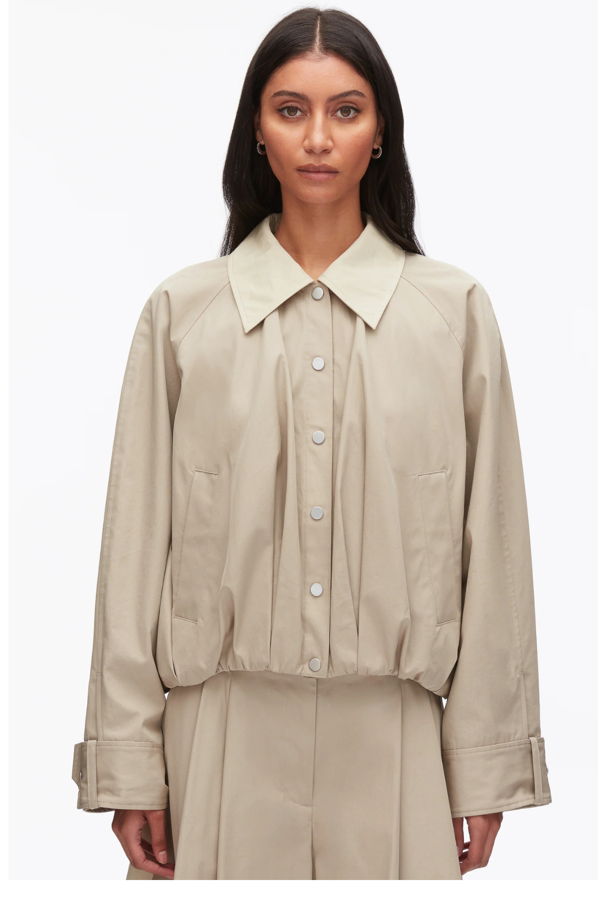 3.1 Phillip Lim Snap Front Blouson Bomber Jacket