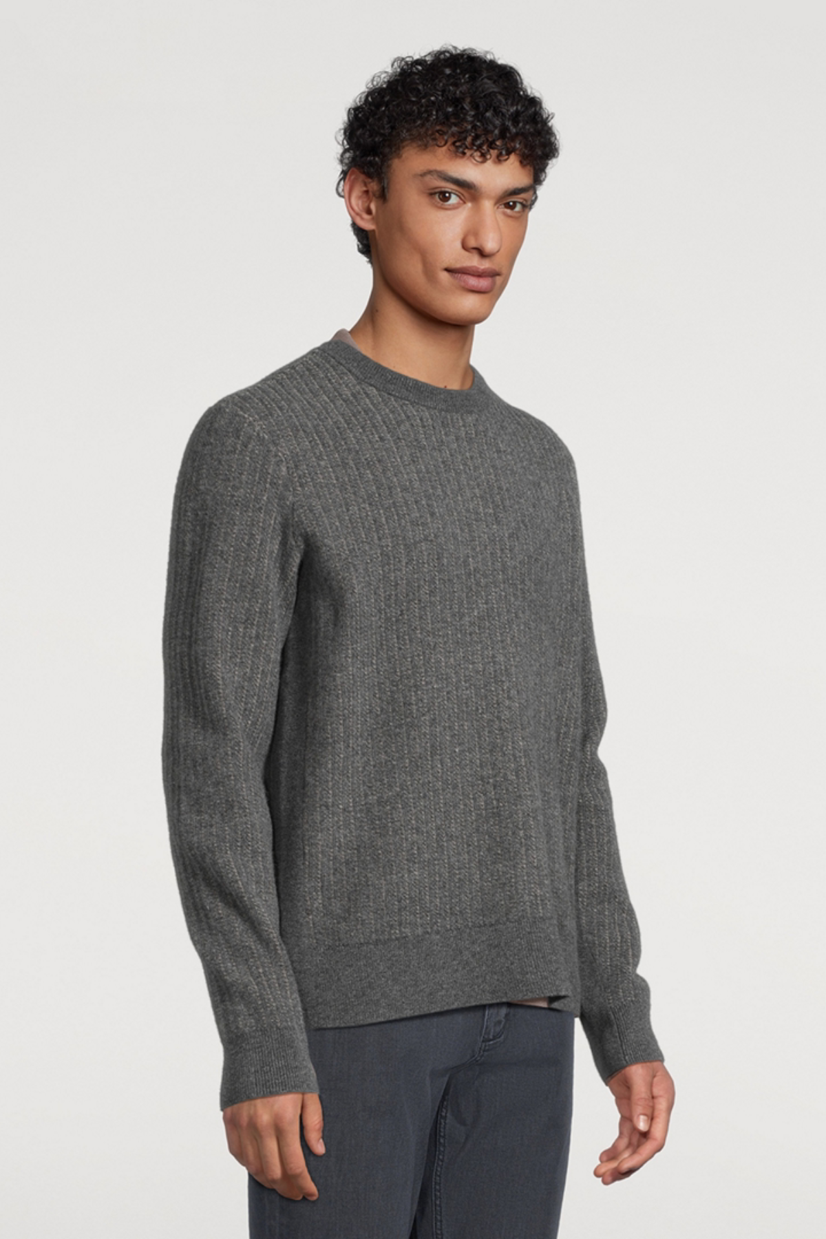 Rag & Bone Men's Chevron Wool Knit Crewneck