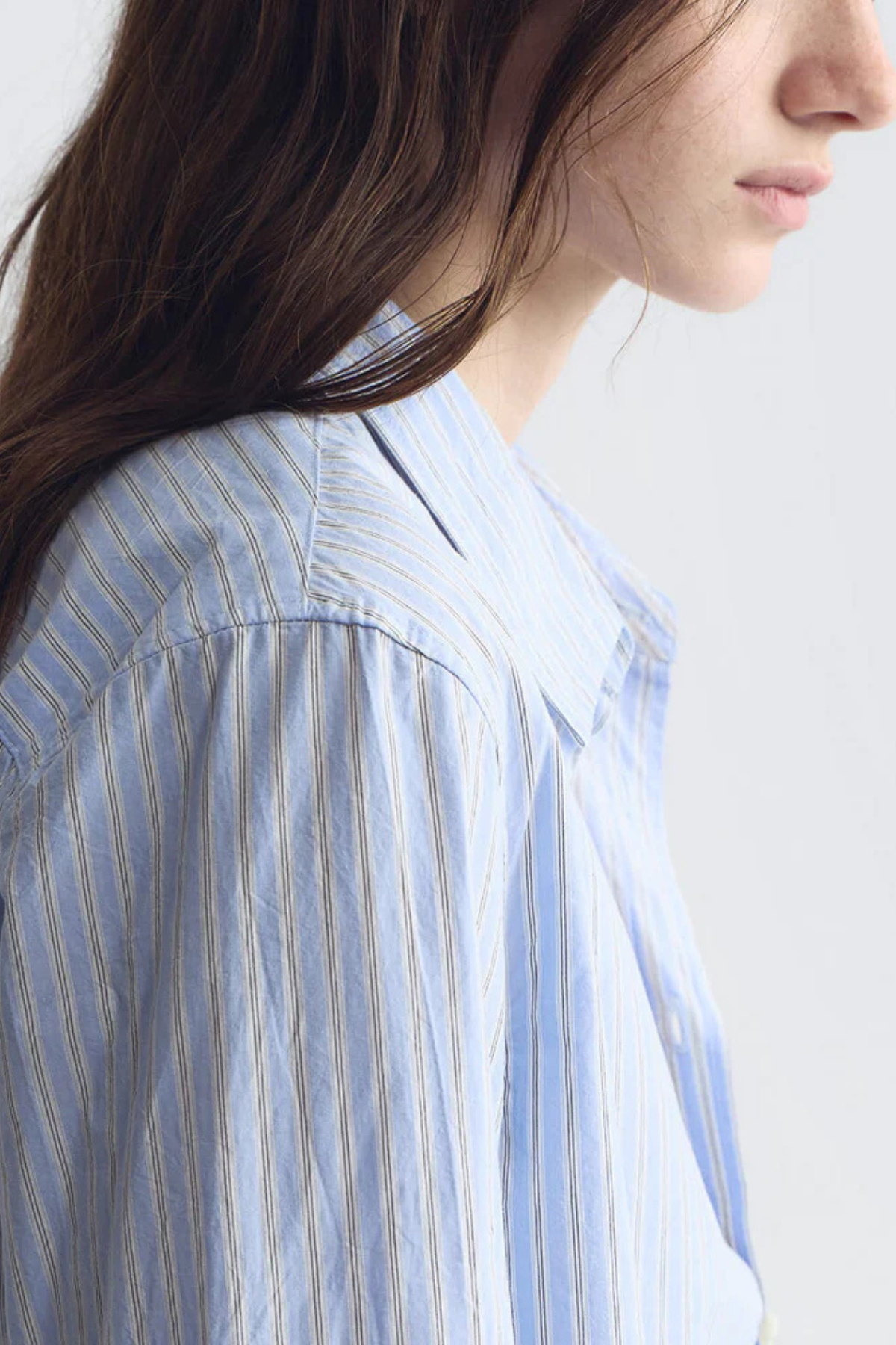 Nili Lotan Raphael Classic Shirt - Ciel Stripes
