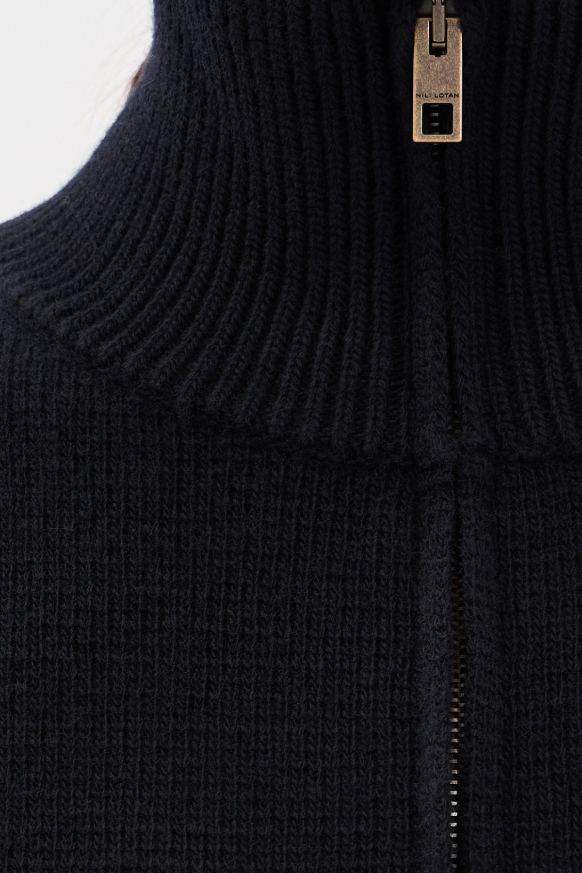 Nili Lotan Axel Sweater - Dark Navy