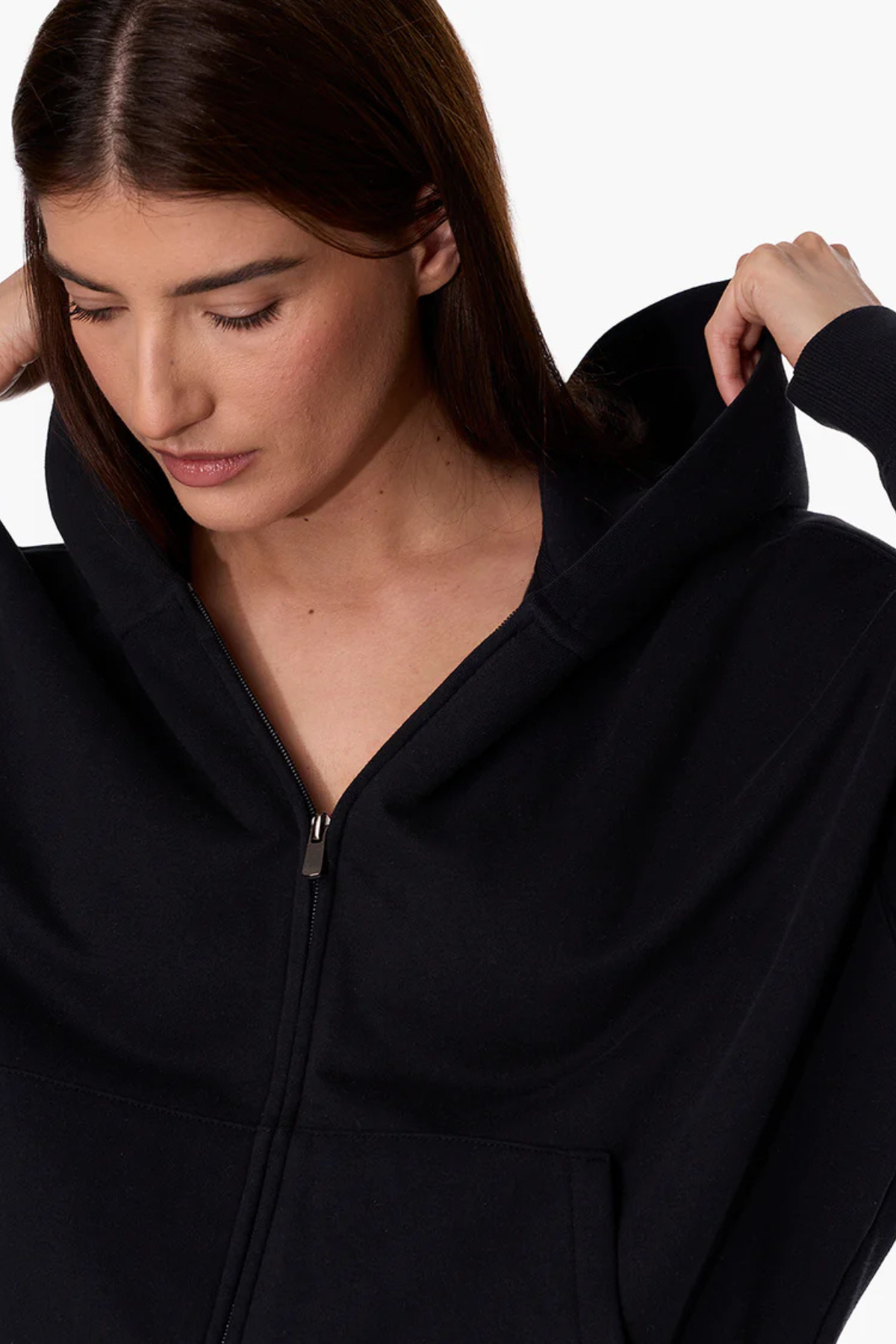 Tkees CloudSoft Zip Up Hoodie - Black