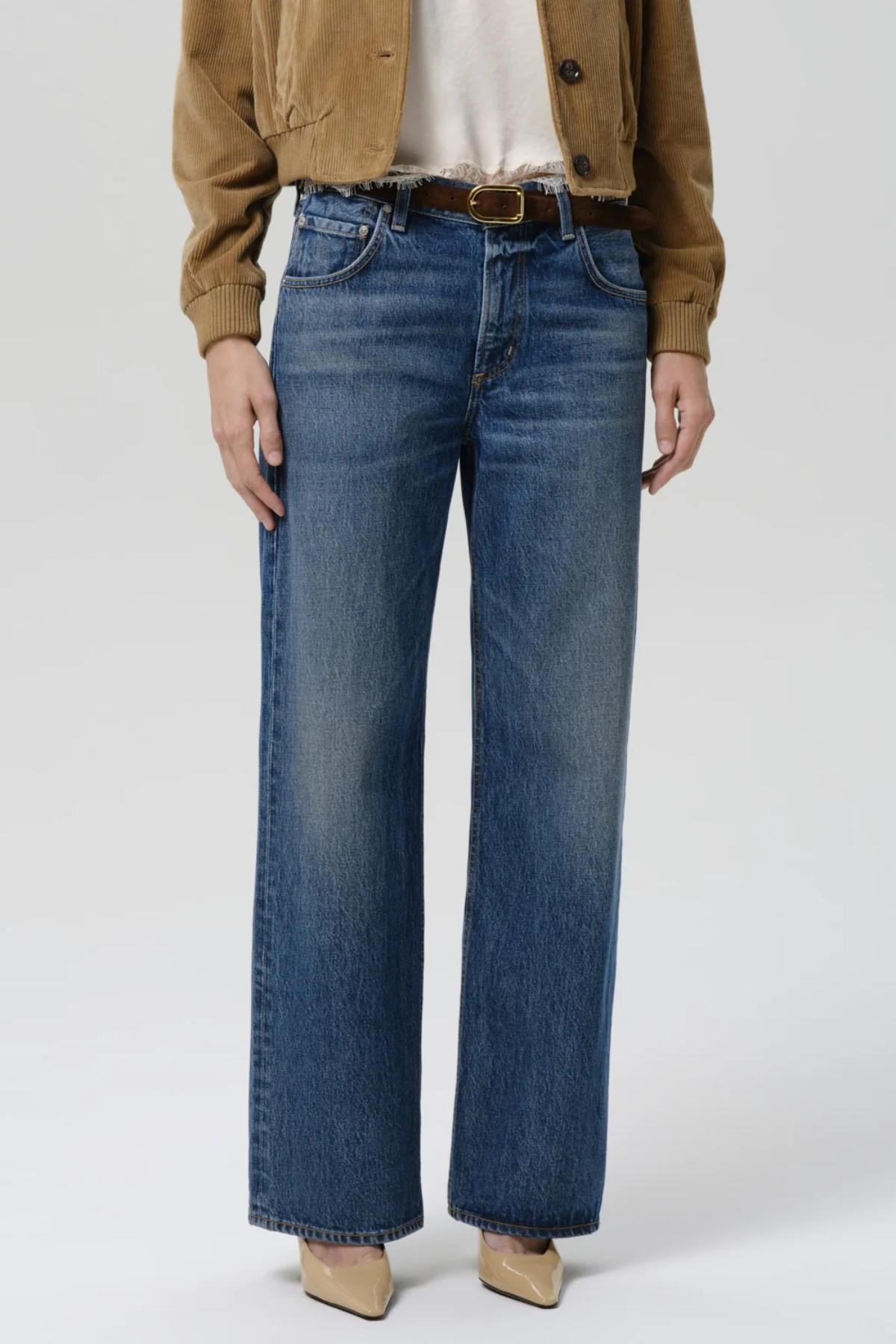 Citizens of Humanity Lindz Easy Straight Jeans - Twilight