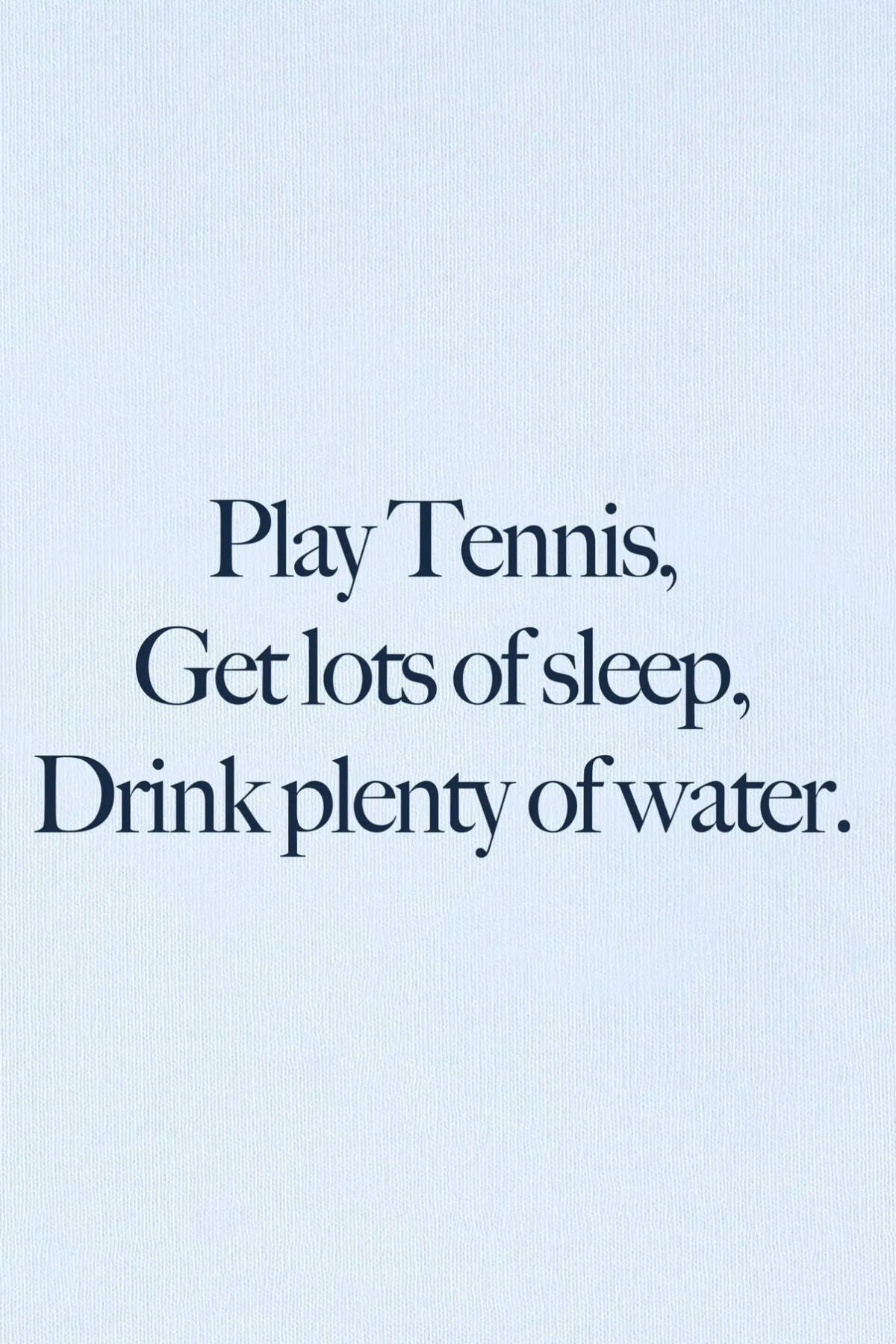 Sporty & Rich Play Tennis T-Shirt - Ciel Navy