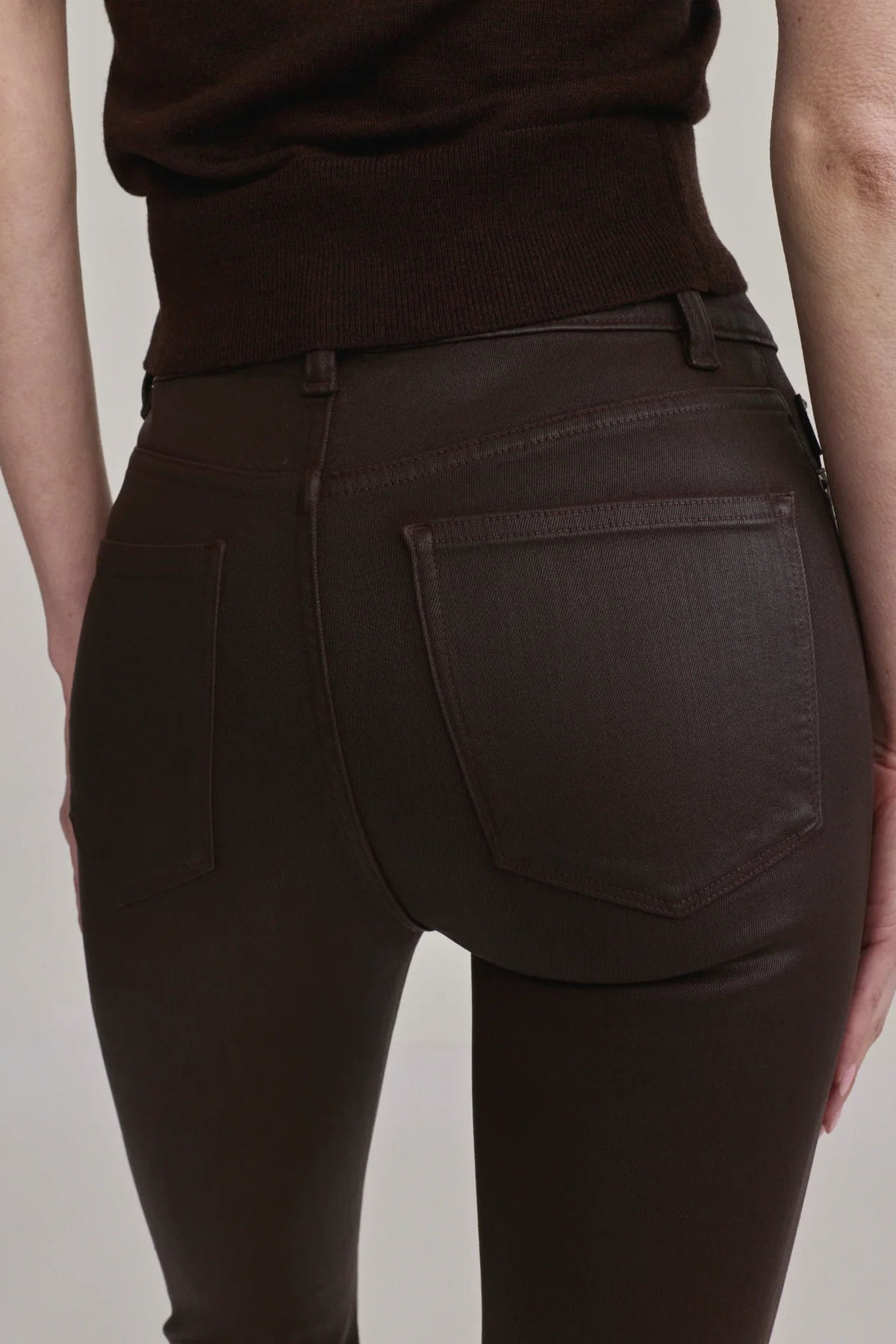 DL1961 Bridget Boot Jeans - Dark Elm Coated