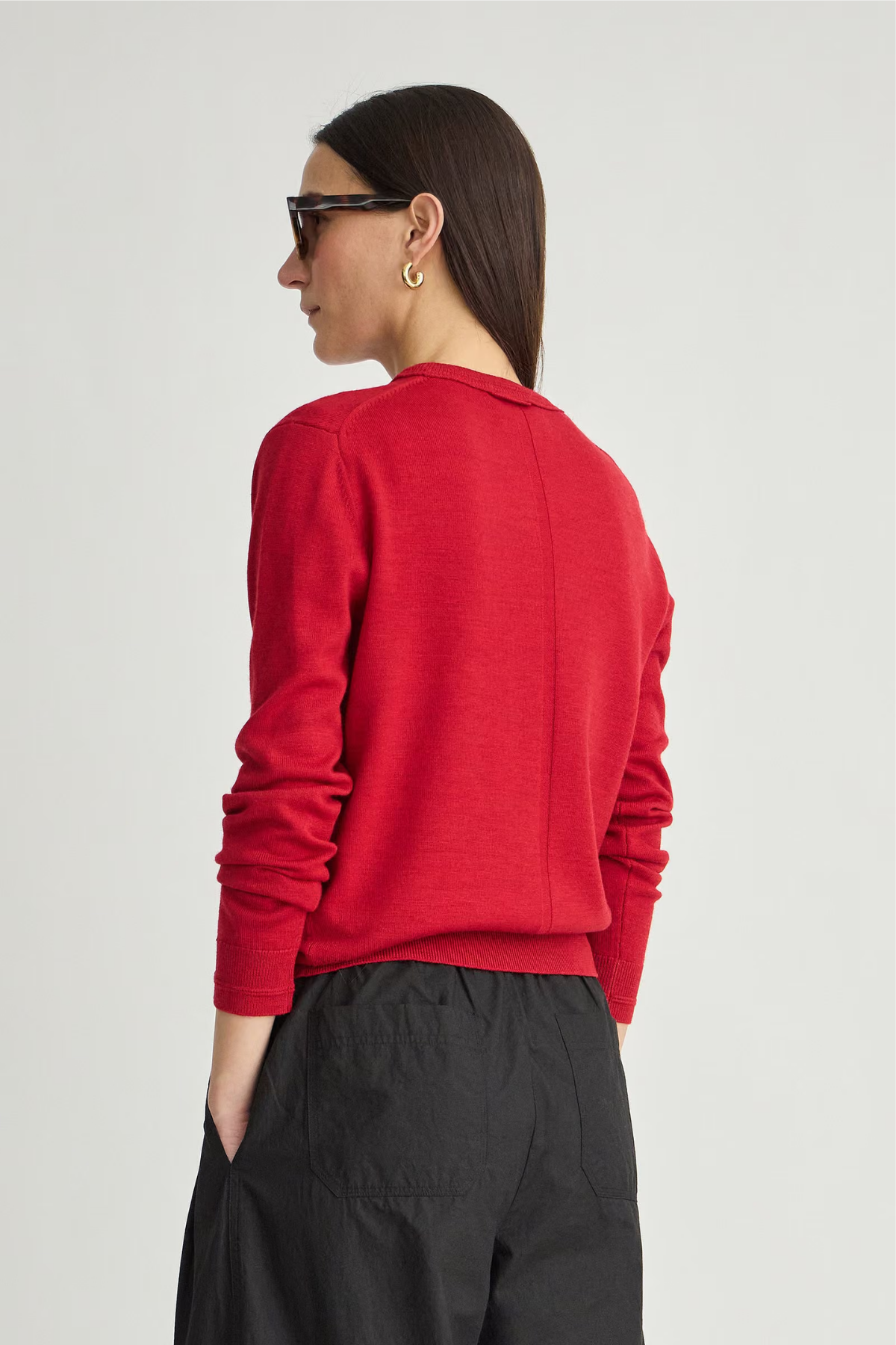 Apiece Apart Drippy Scarf Top - Riding Red