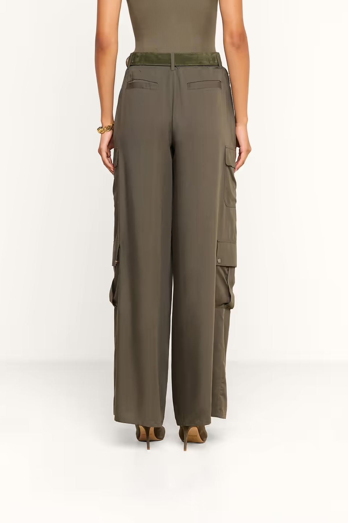 L’AGENCE Isolde Cargo Pant - Ash Olive