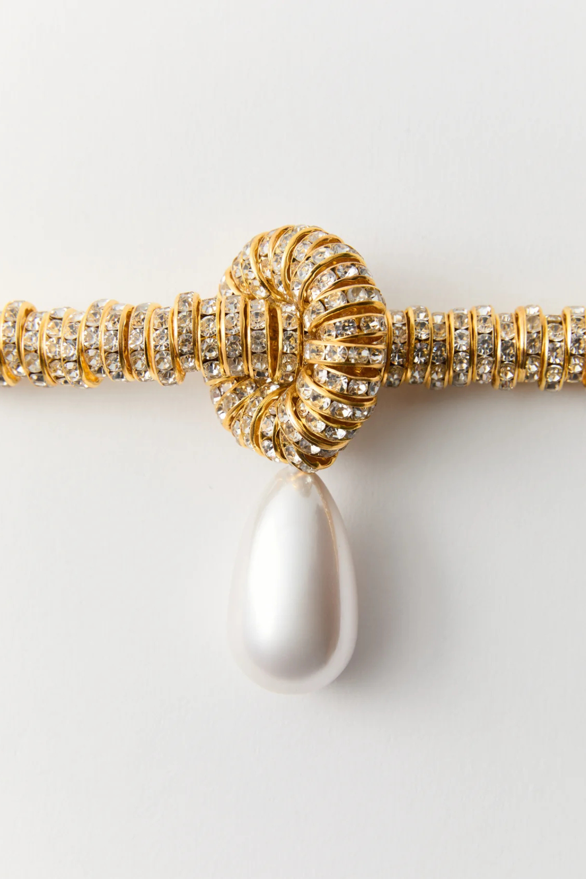 Julietta Pearl Drop Necklace - Gold