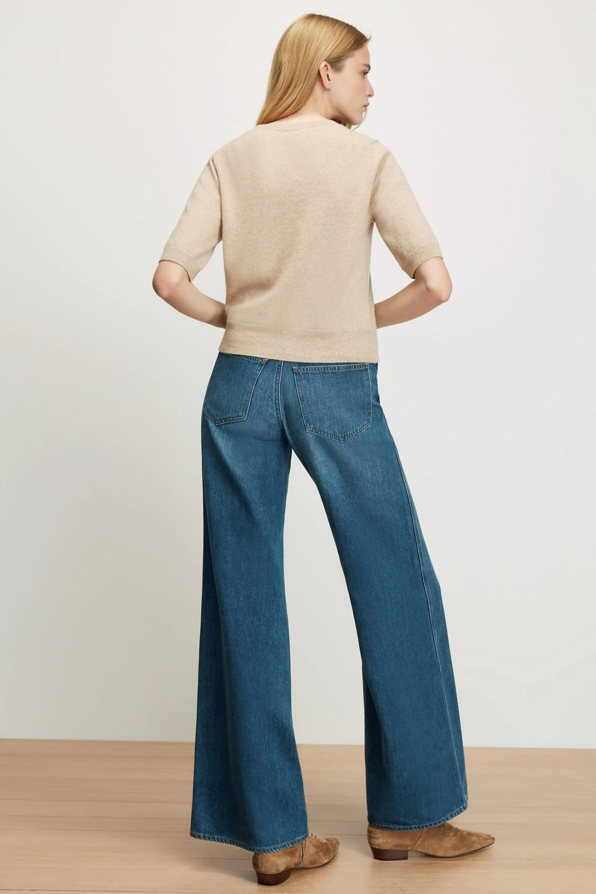 Veronica Beard Shana Cashmere Sweater - Oatmeal