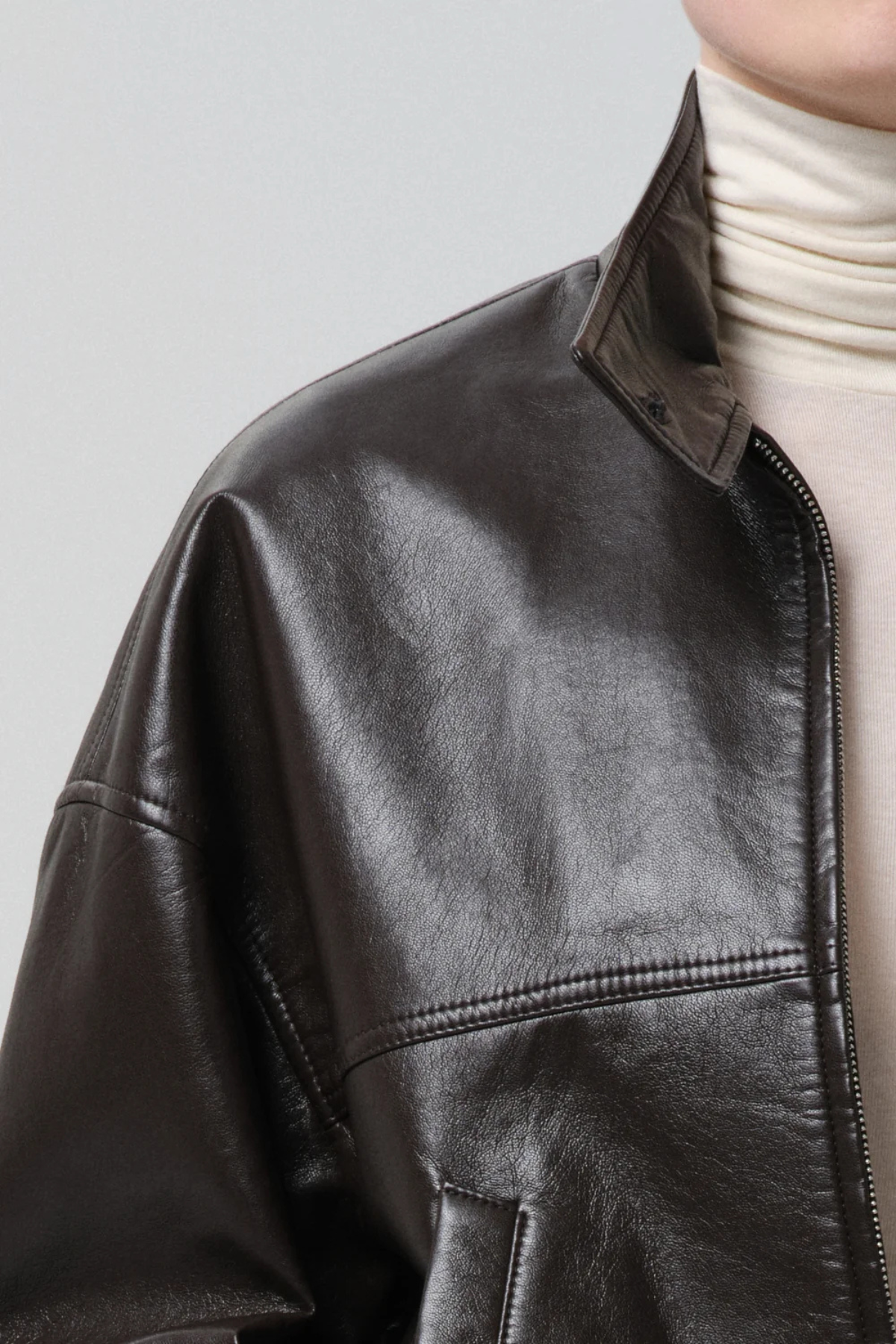 Citizens of Humanity Barracuta Bubble Jacket - Chocolate