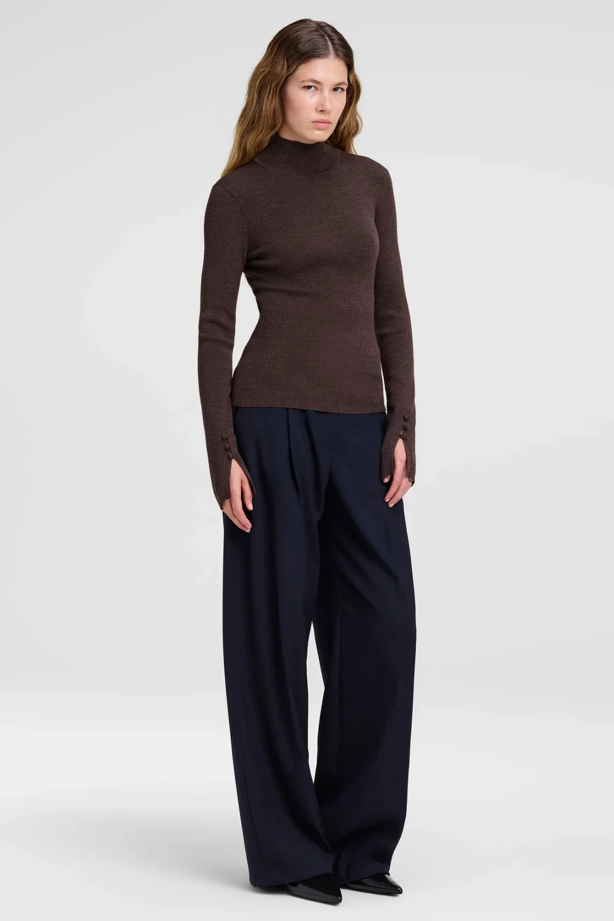 A.L.C. Jett Top - Coffee