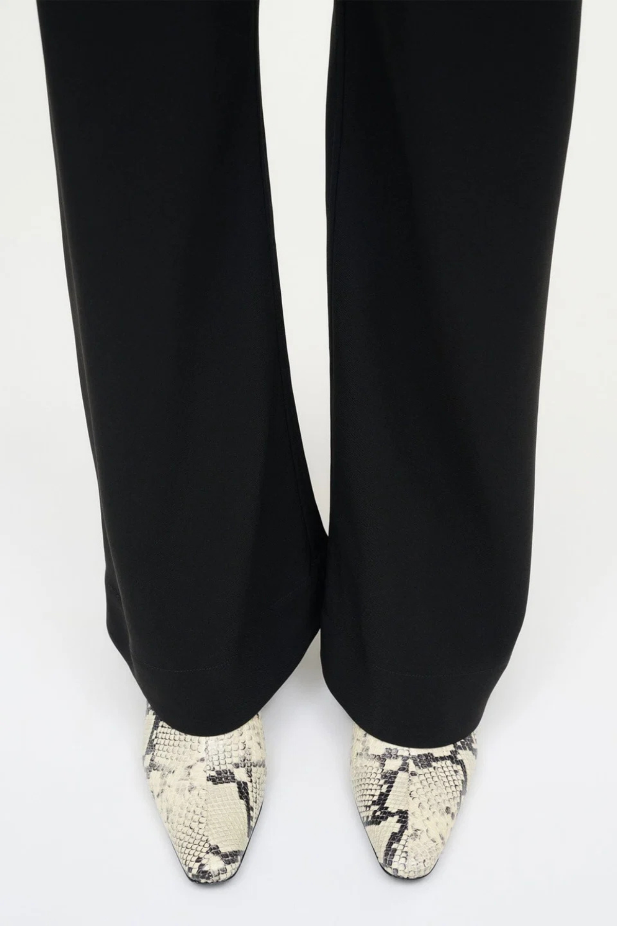 Staud Wally Ankle Boot - White Snake