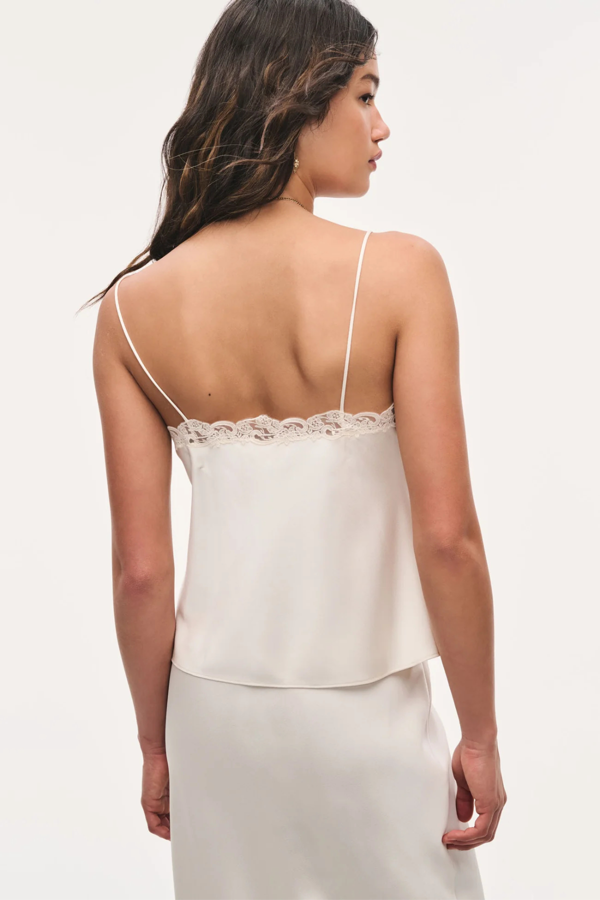 LoveShackFancy Roxsana Top - Alabaster Glow
