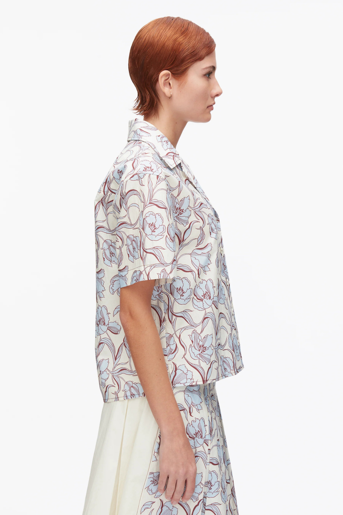 3.1 Phillip Lim Floral Printed Camp Shirt