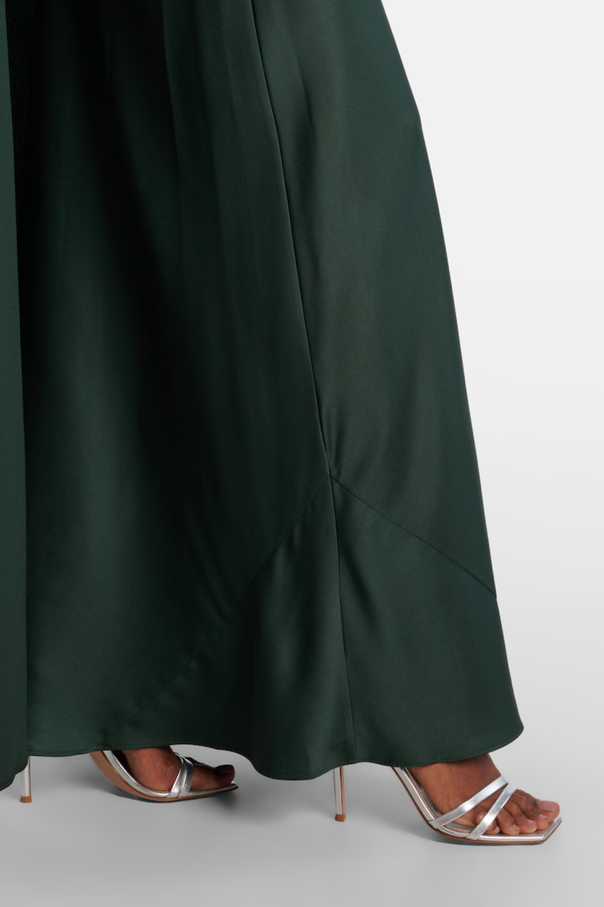 Simkhai Izel Satin Cape Gown