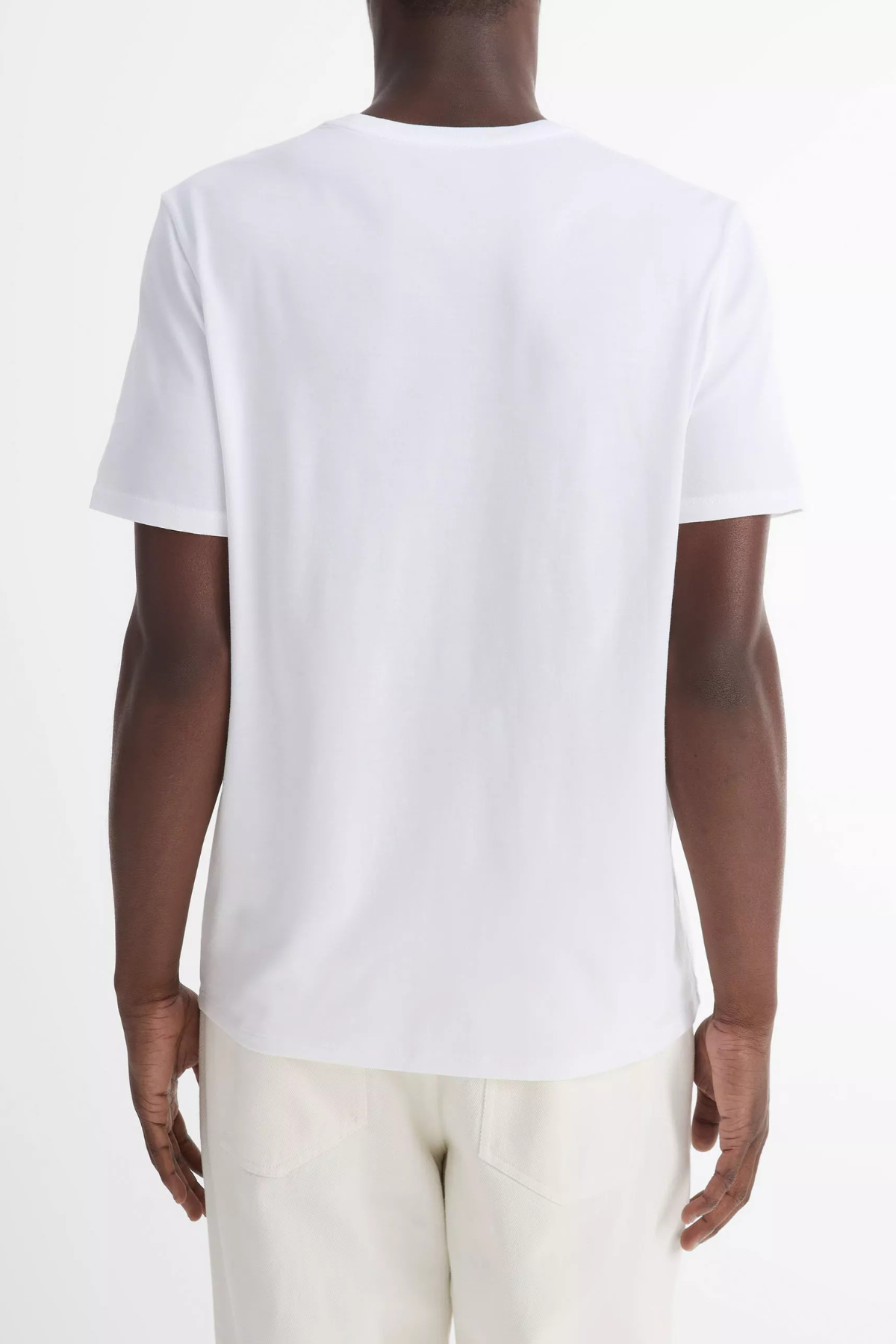 Vince Men's Pima Cotton Crew Neck T-Shirt - Optic White