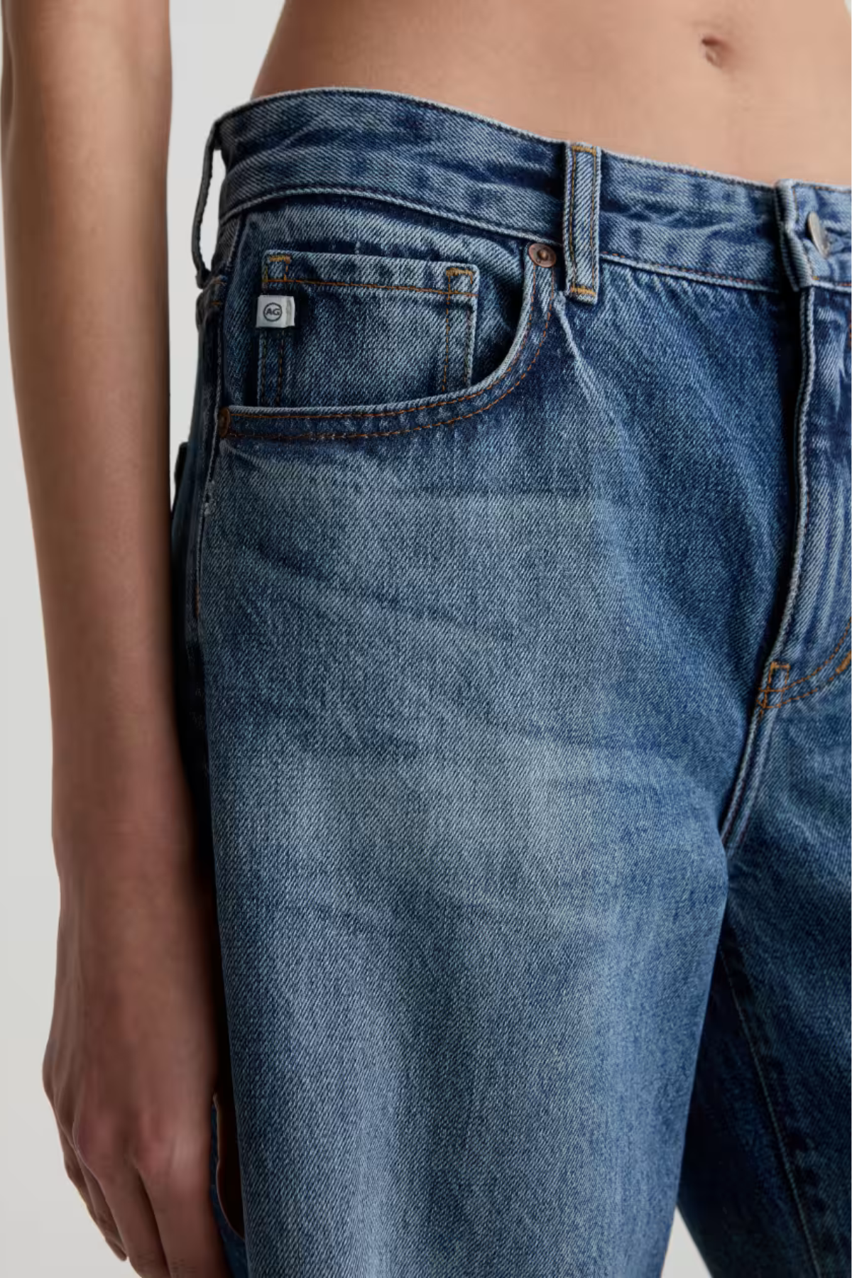 AG Jeans Saige Wide Leg Jean - Nostalgia