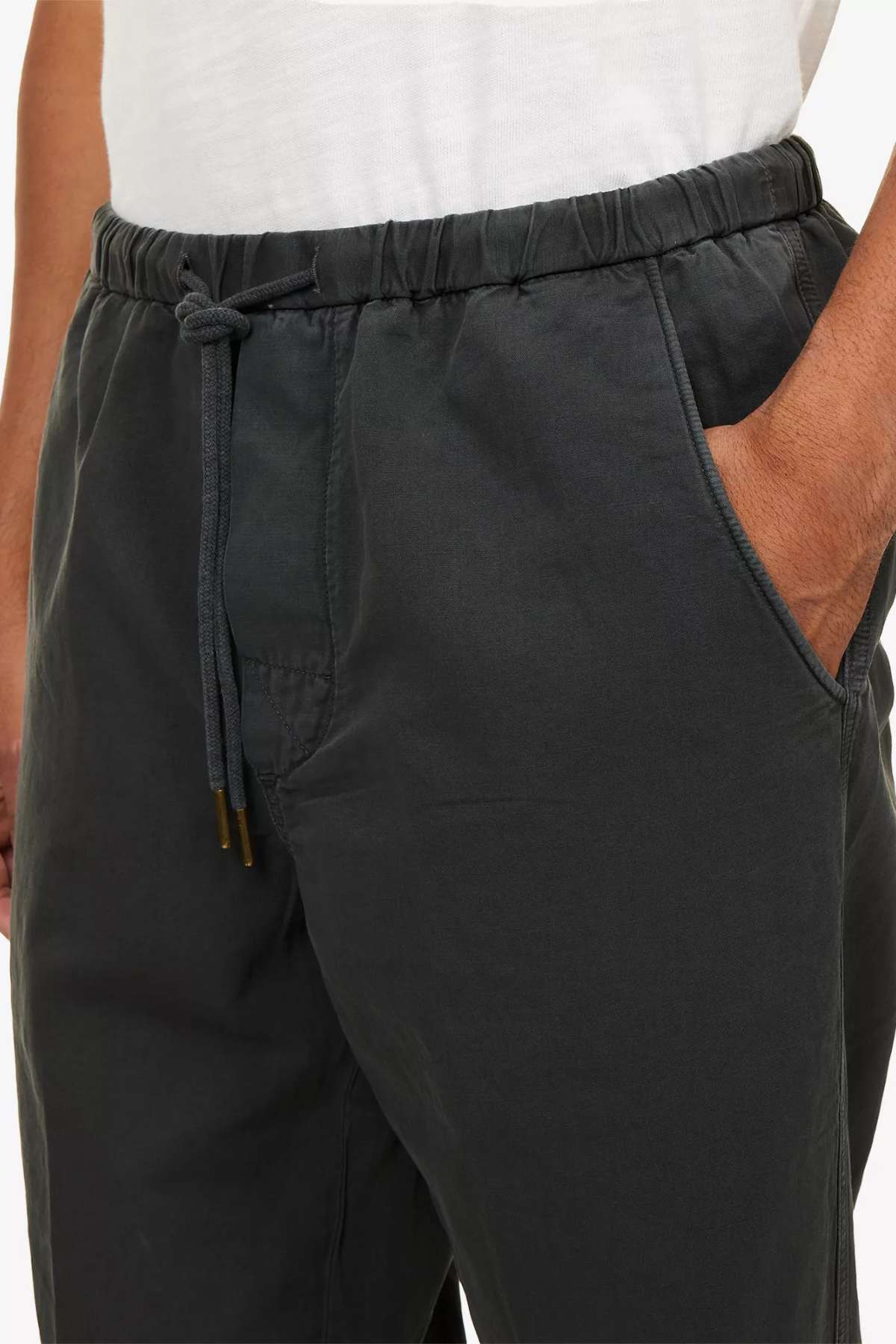 Citizens of Humanity Men's Relaxed Drawstring Pull On Pant - Washed Black