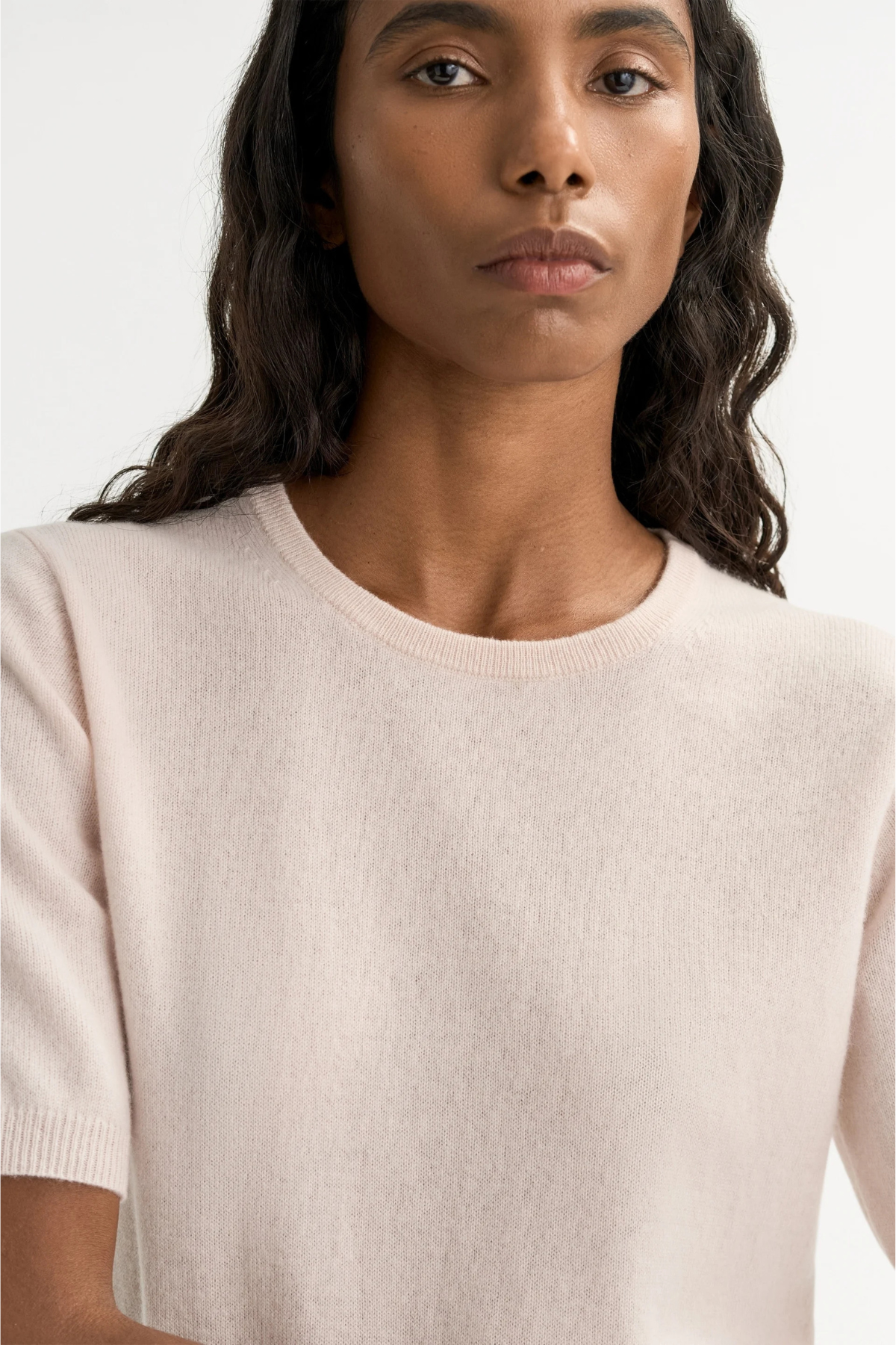 Soft Goat Short Sleeve Crewneck