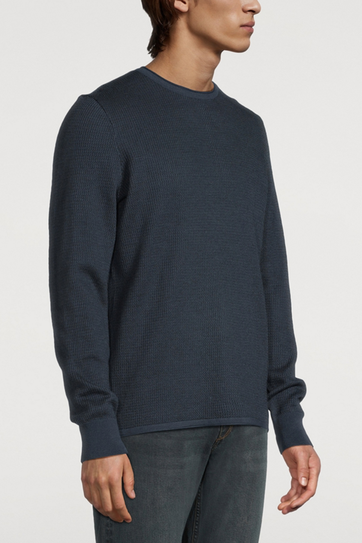Rag & Bone Men's Gregory Merino Long Sleeve Crewneck