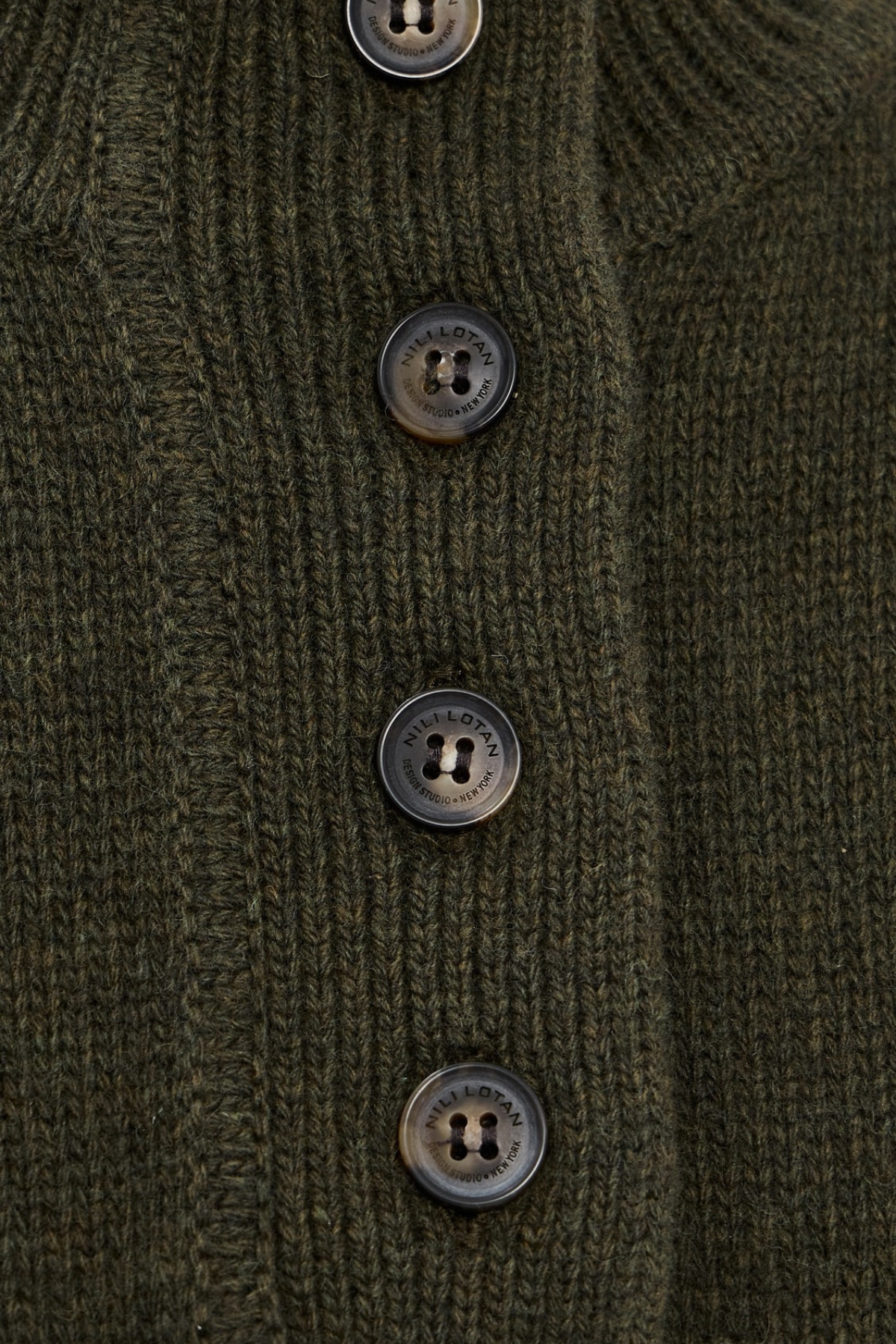 Nili Lotan Renata Sweater - Dark Pine Melange