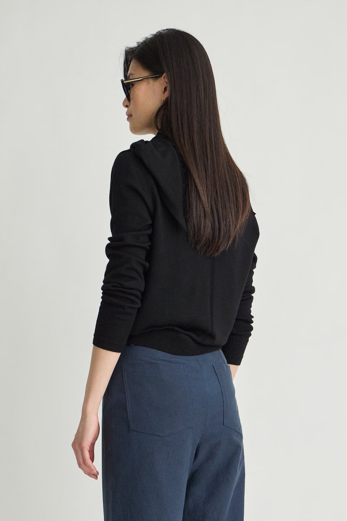Apiece Apart Drippy Scarf Top - Black
