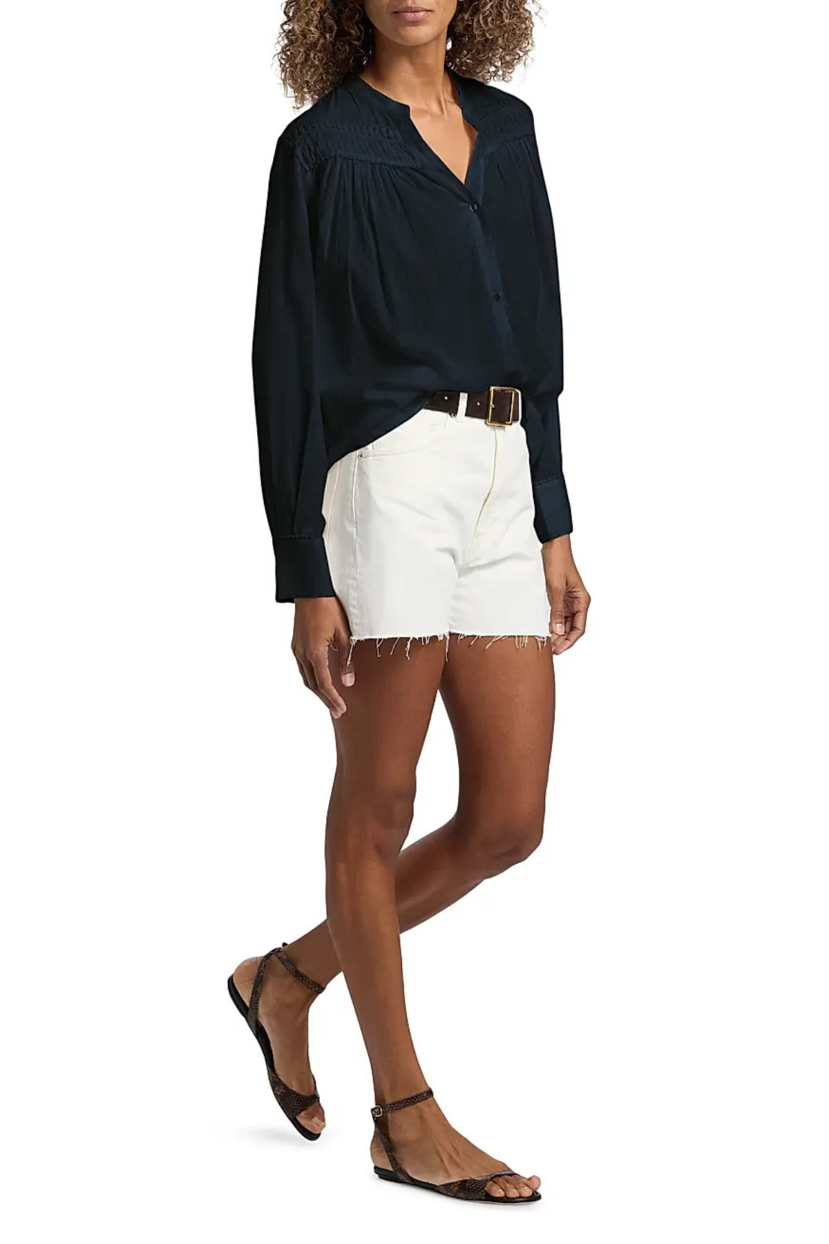 Nili Lotan Cobain Denim Short