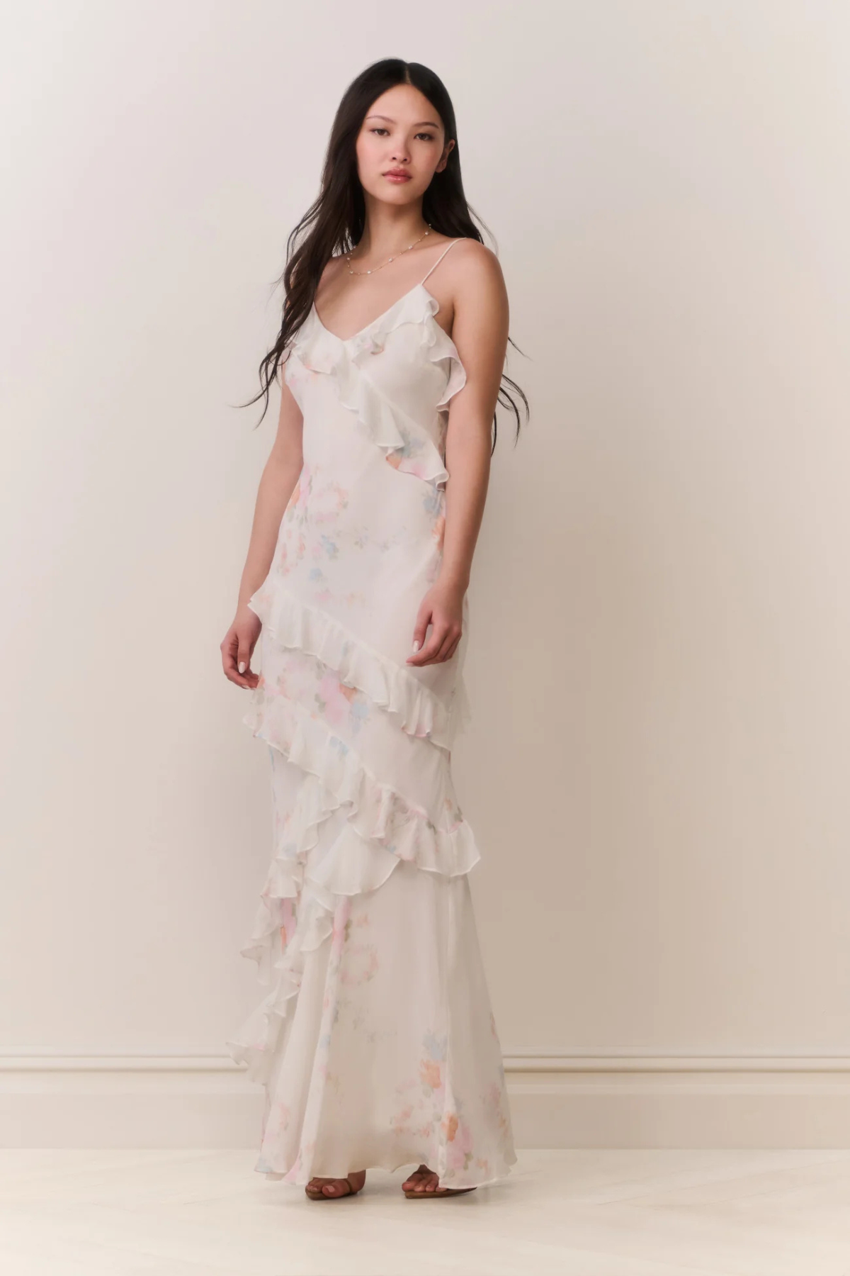 LoveShackFancy Rialto Ruffle Maxi Dress