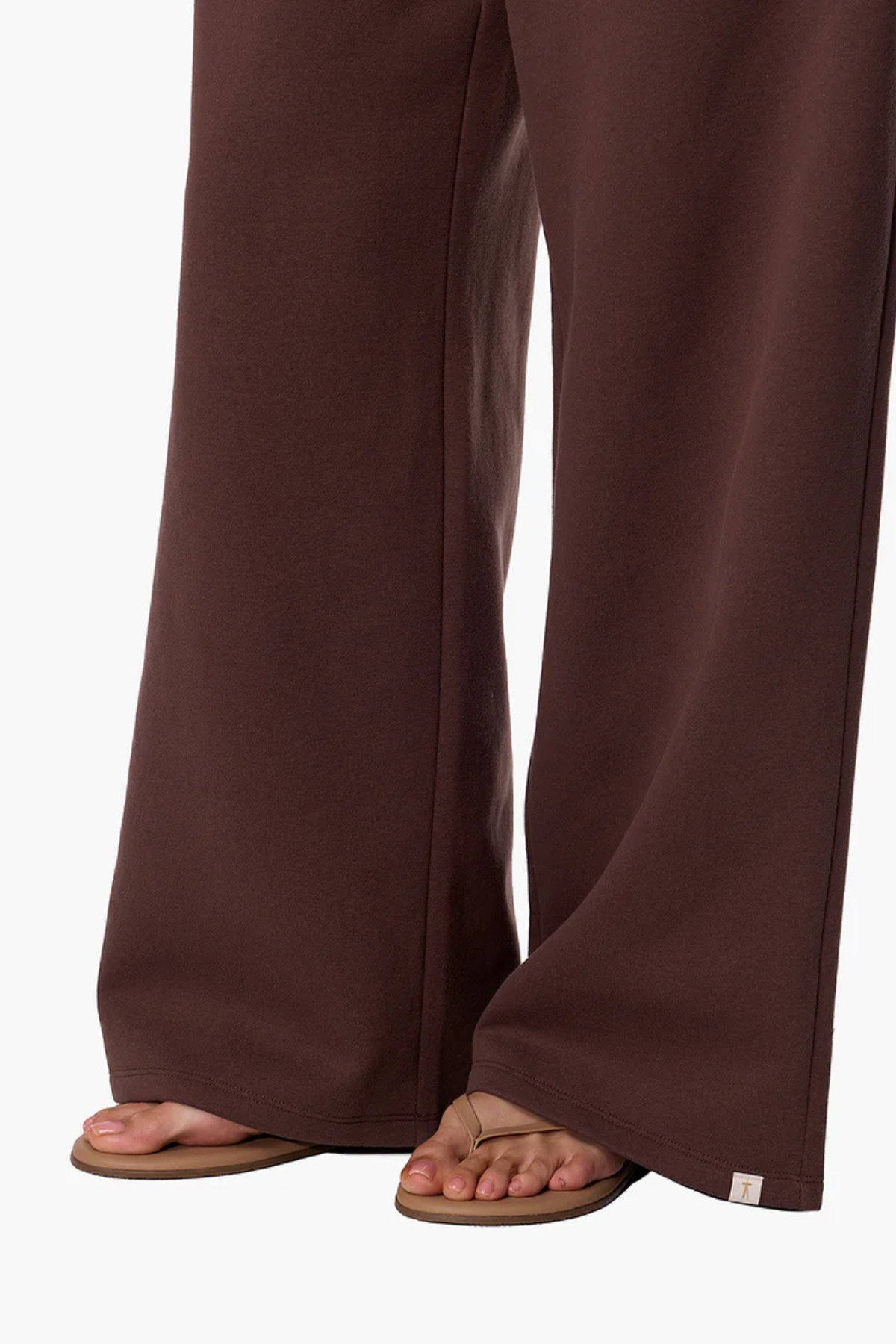 Tkees CloudSoft Wide Leg Jogger - Dark Chocolate