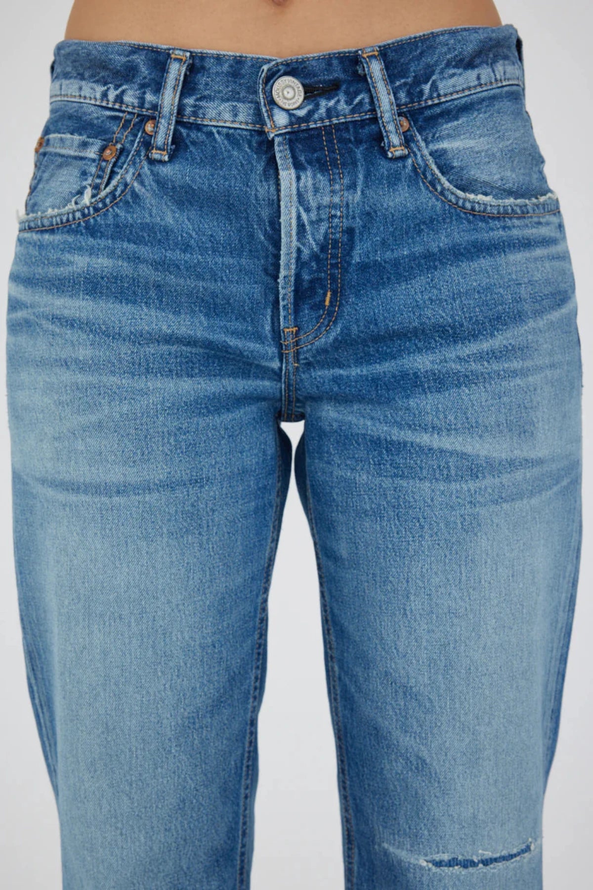 Vaqueros rectos bajos vintage Whitmar de Moussy