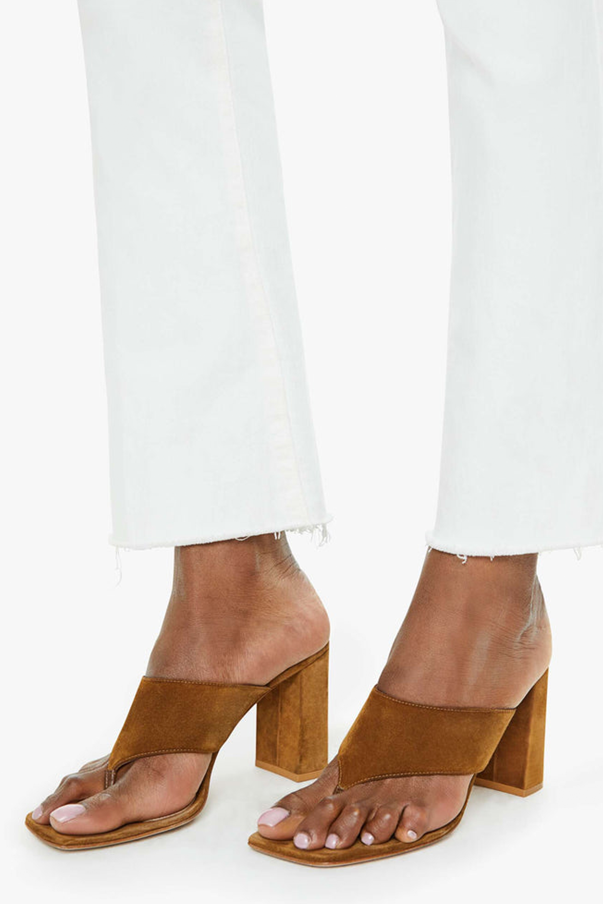 Mother The Hustler Ankle Fray Jeans