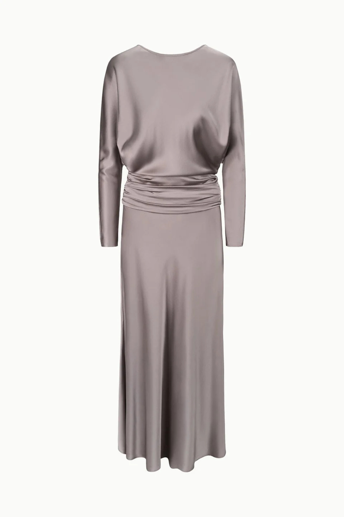 Staud Freda Silk Dress - Zinc