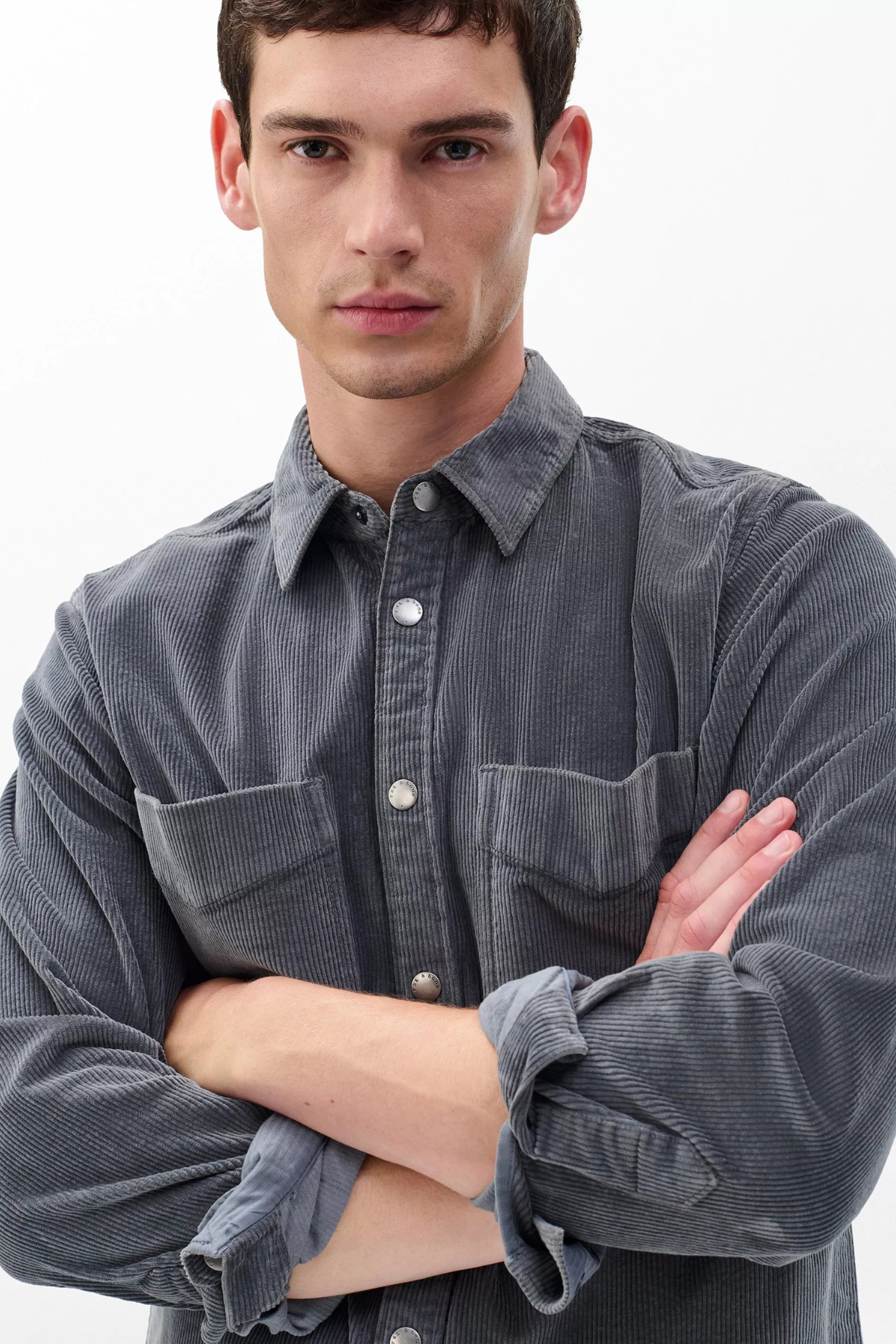 Rag & Bone Men's Corduroy CPO Shirt