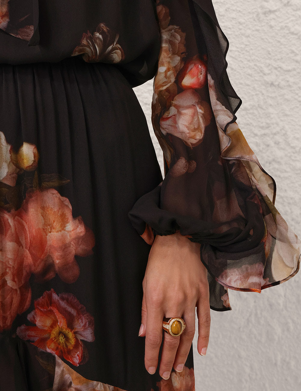 Zimmermann Hypnotic Asymmetric Midi Skirt